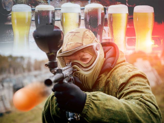 Paintball with Unlimited Balls & Beer