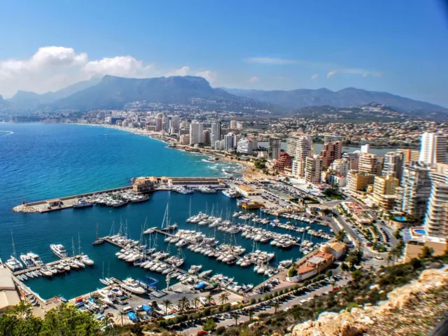 Benidorm beach and bars – classic Spanish hen destination
