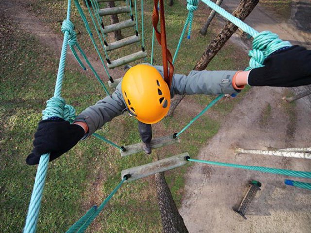 High Ropes, Abseil & Zip Lines