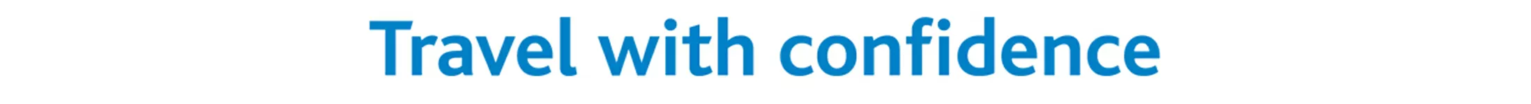 Travel with Confidence