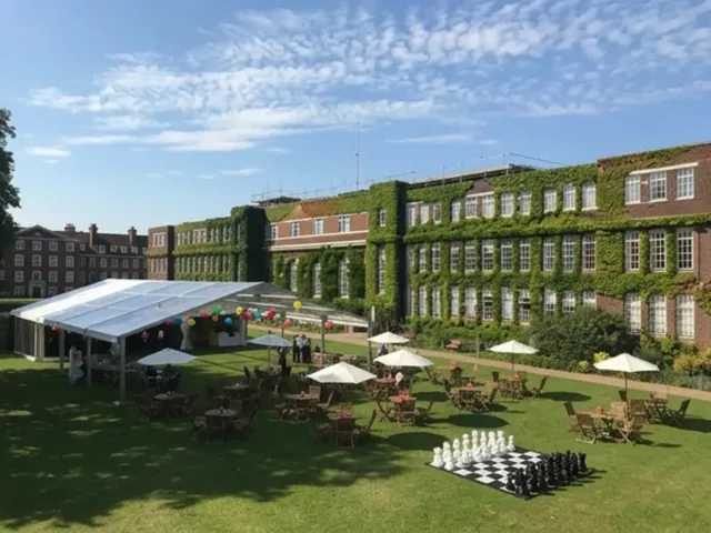Team building event at York Lawns, Regent's Park, London