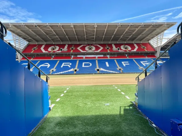 Team building event at Cardiff City Stadium