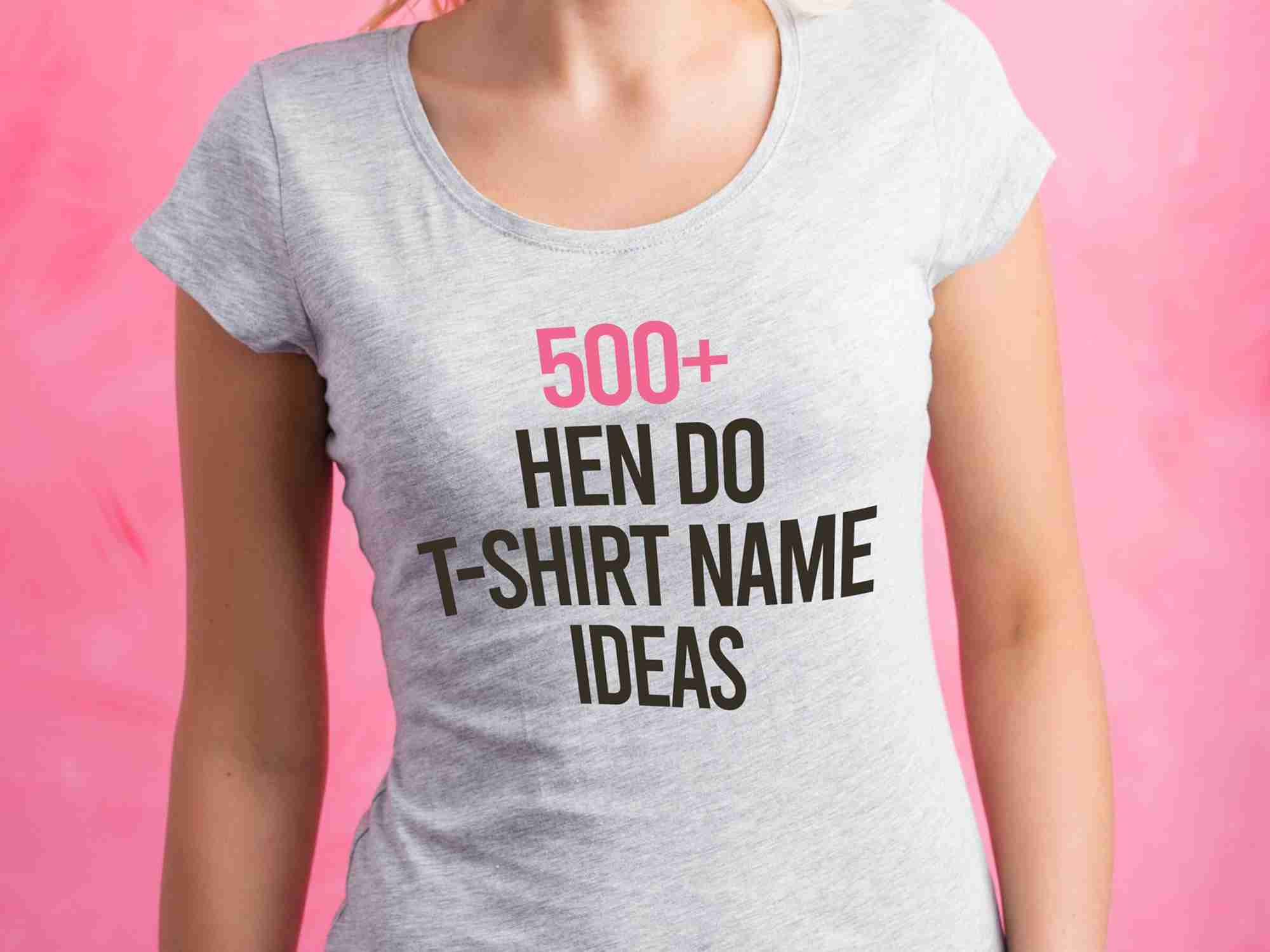 Funny Hen Party Ideas - Hen Party T-Shirts
