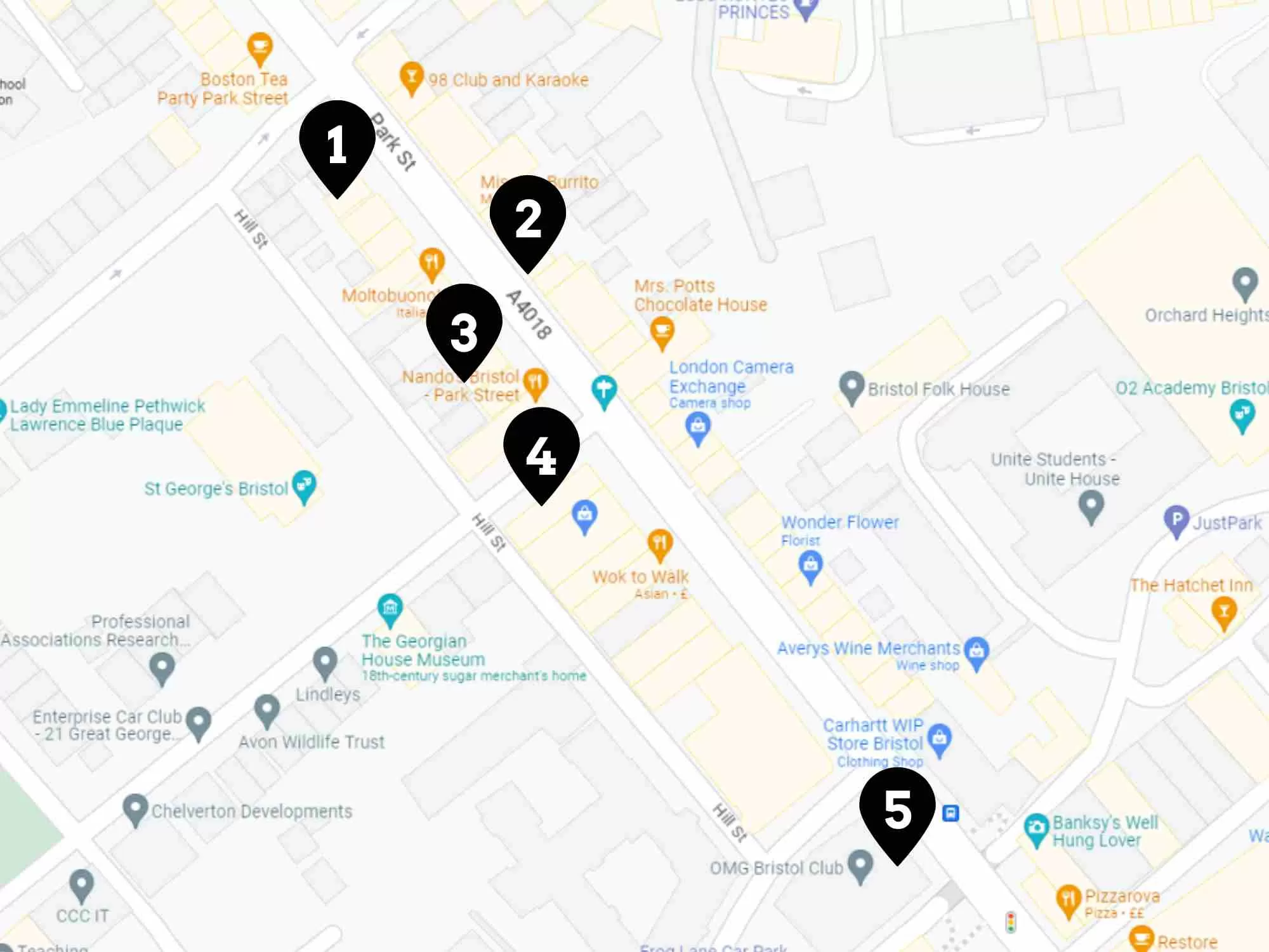 Hen Party Bar Crawl - Park Street Bristol