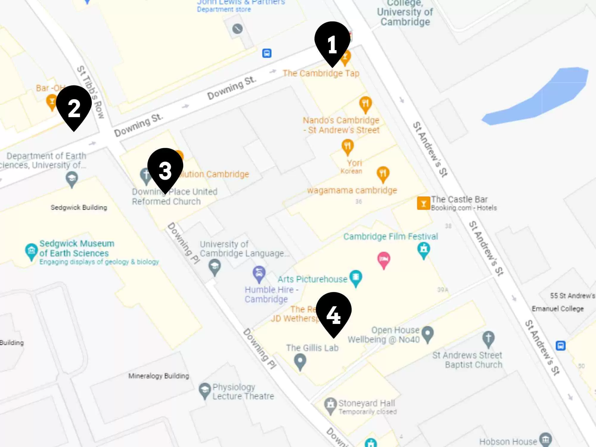 Hen Party Bar Crawl - Downing Street Cambridge