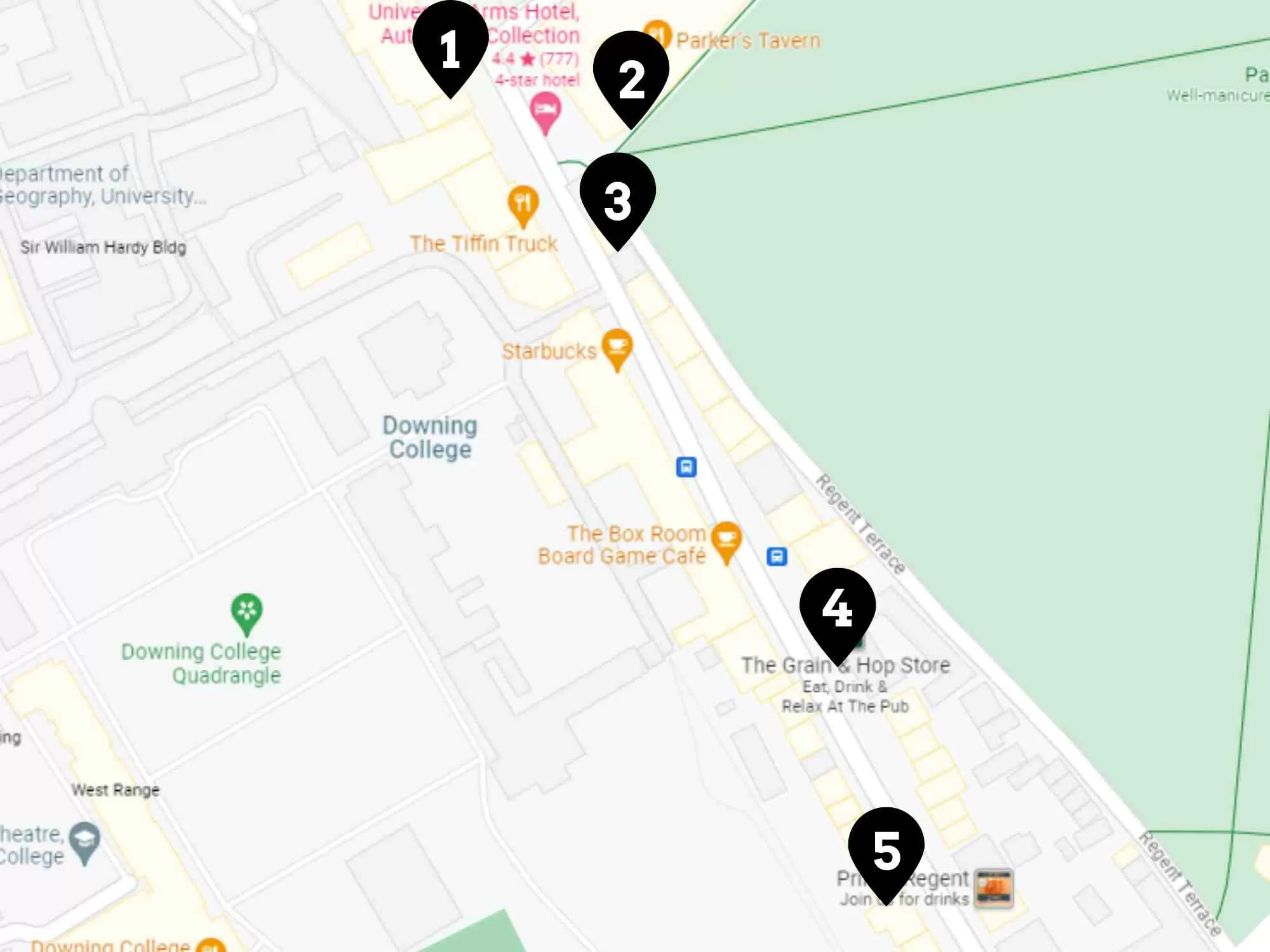 Hen Party Bar Crawl - Regent Street Cambridge