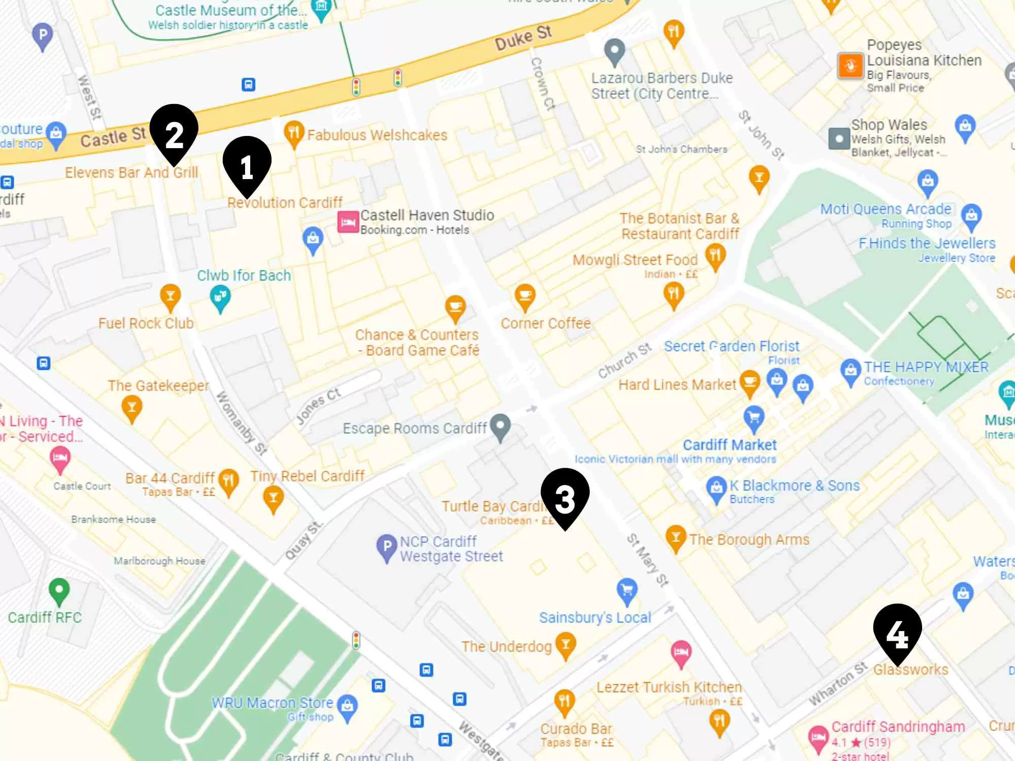 Hen Party Bar Crawl - Castle Quarter Cardiff