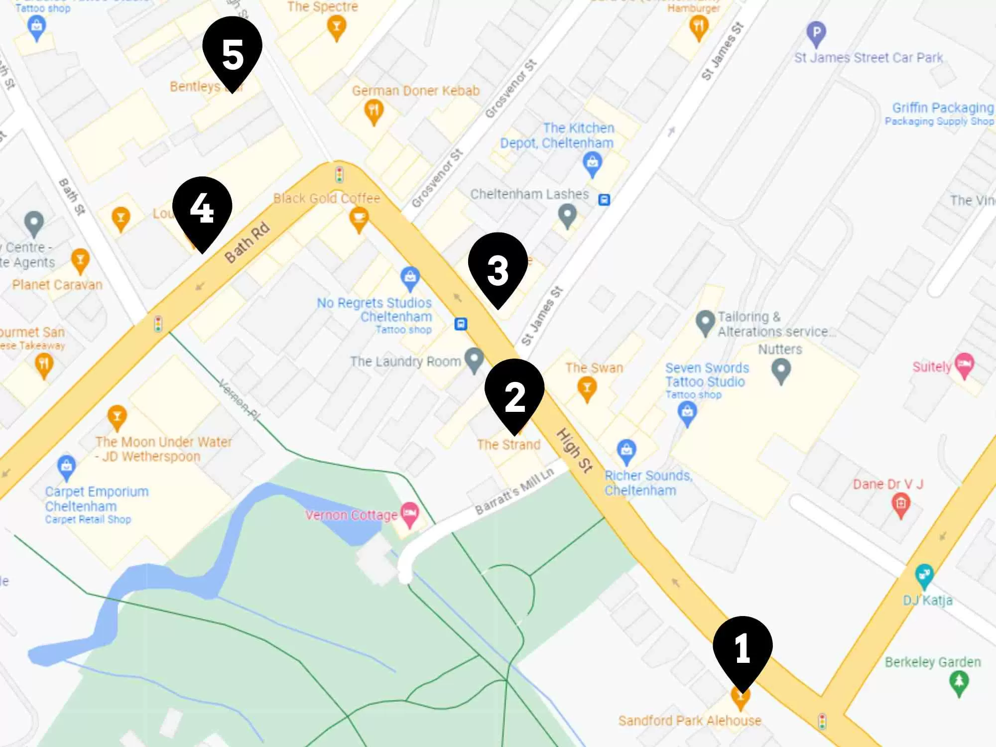 Hen Party Bar Crawl - Cheltenham High Street Hen Party Bar Crawl - Cheltenham High Street