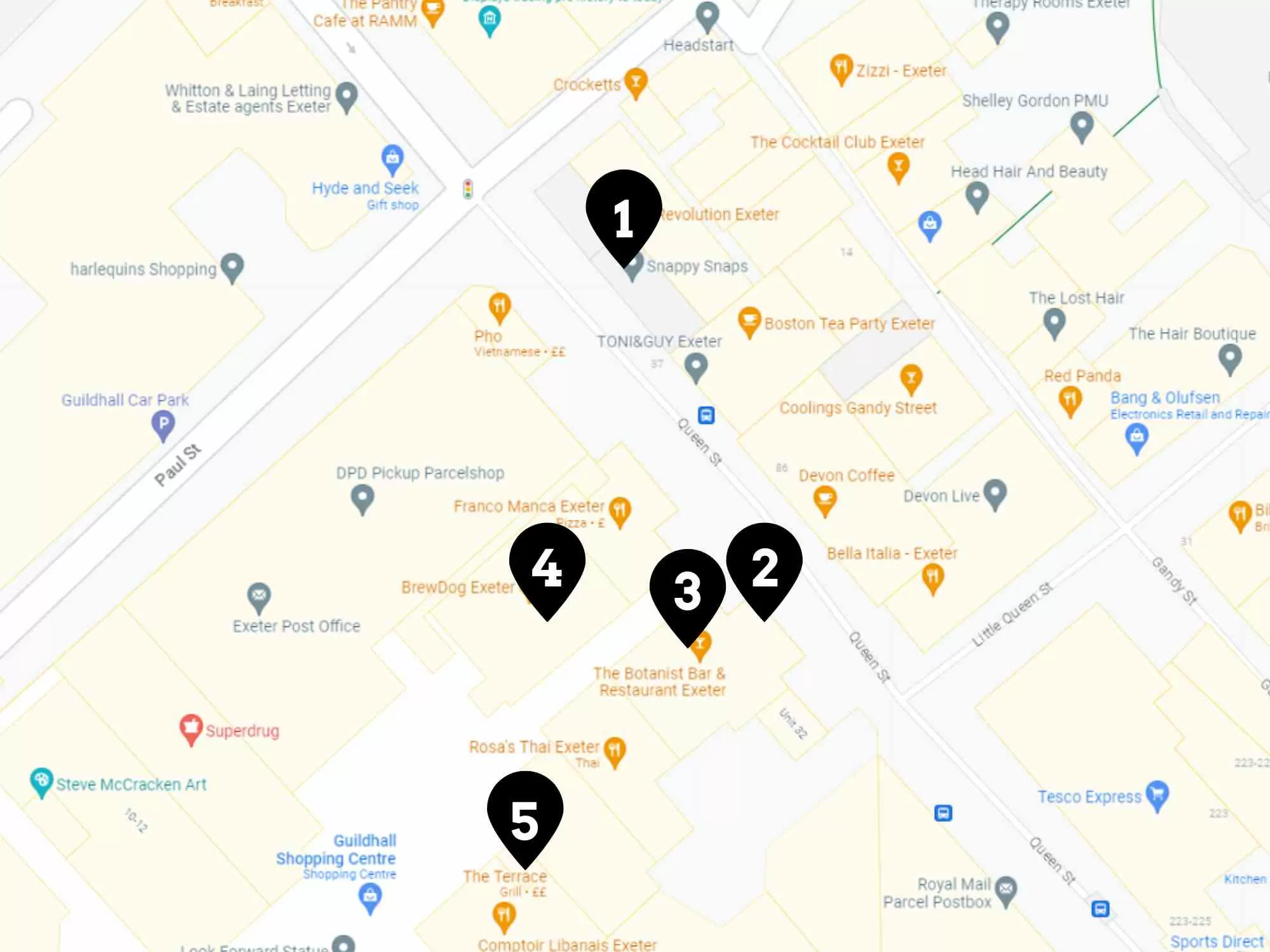 Hen Party Bar Crawl - Queen Street Exeter