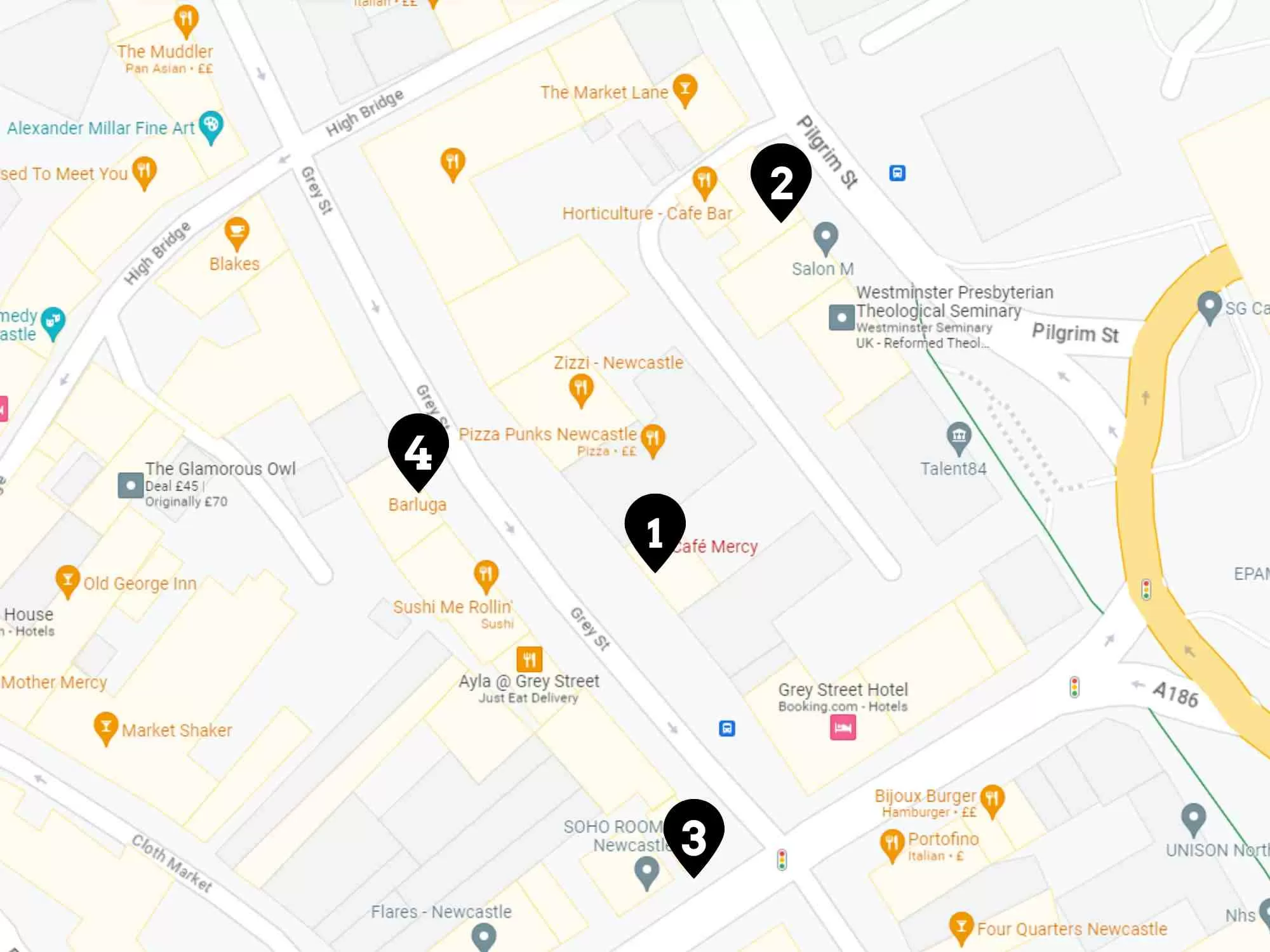 Hen Party Bar Crawl - Gray St & Dean St Newcastle