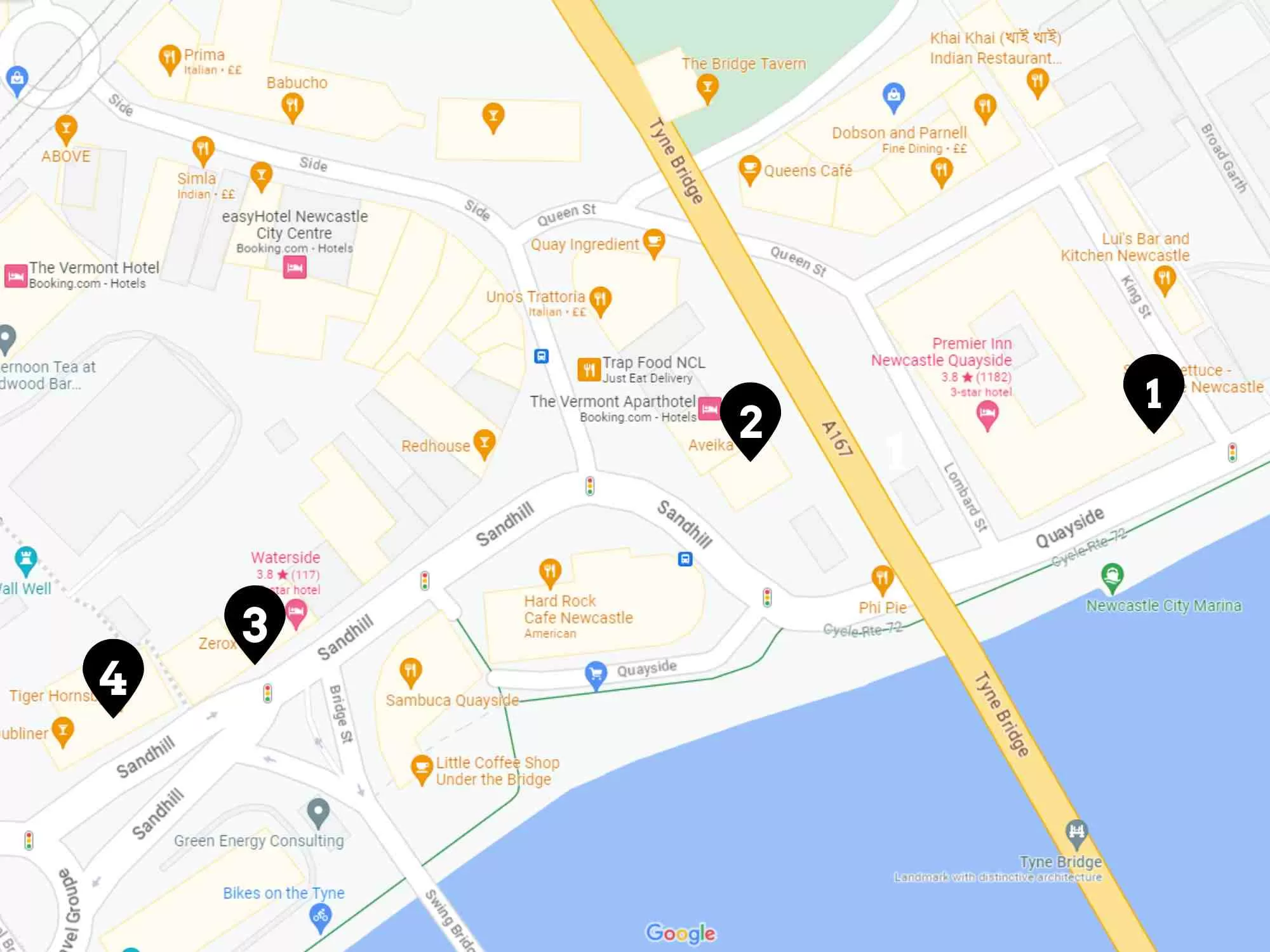 Hen Party Bar Crawl - Quayside Newcastle