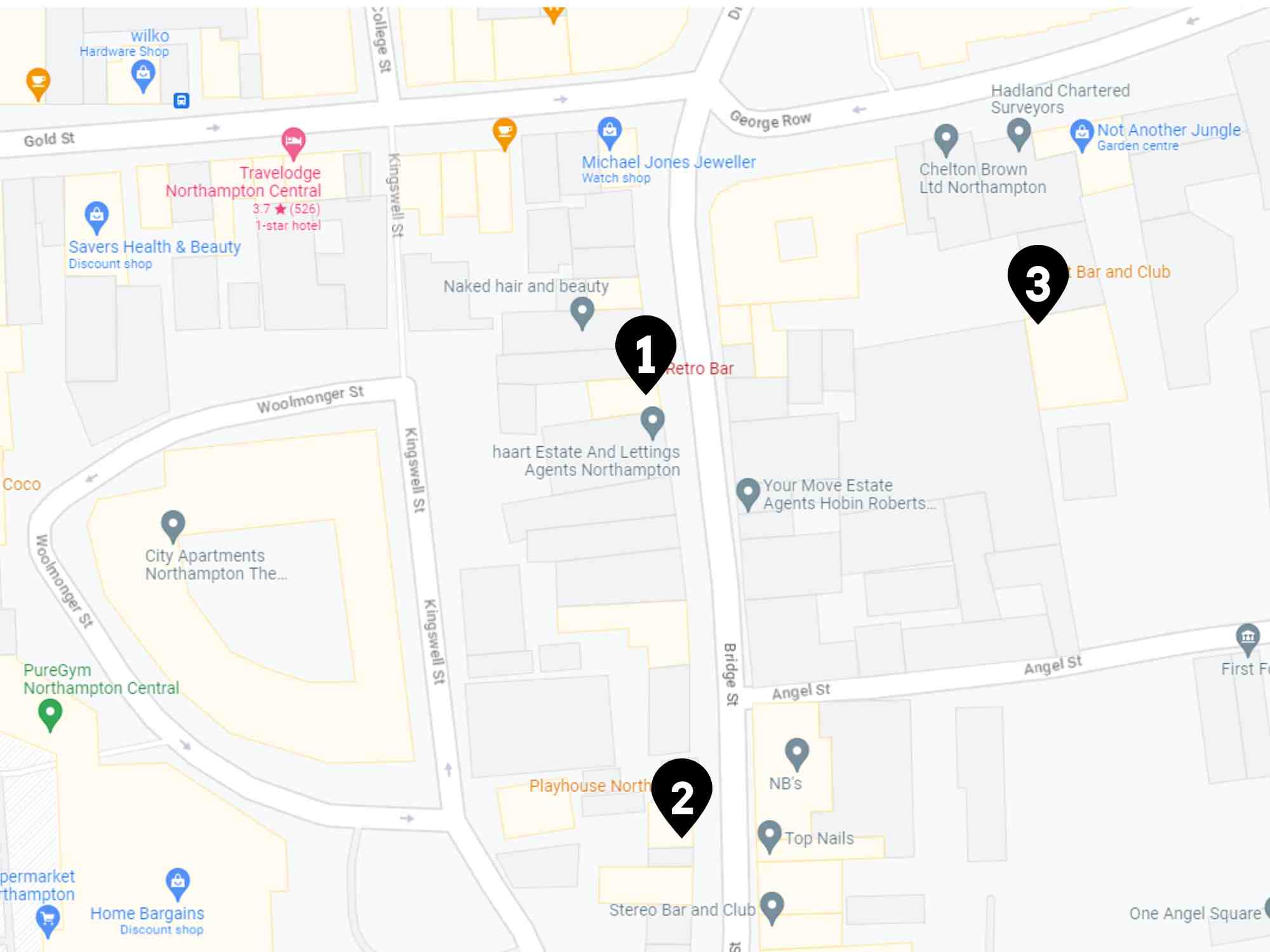 Hen Party Bar Crawl - Bridge Street Northampton Hen Party Bar Crawl - Bridge Street Northampton