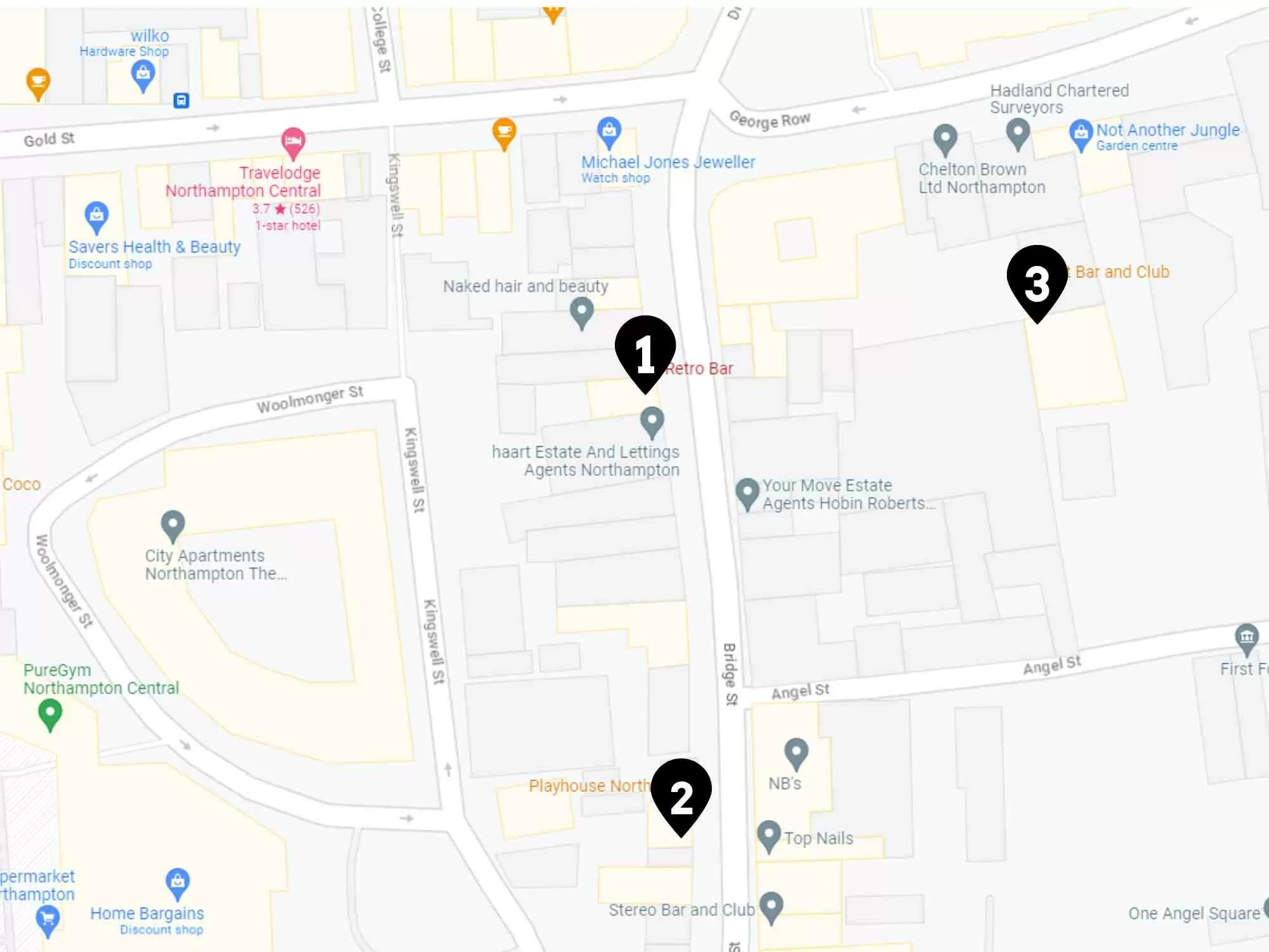 Hen Party Bar Crawl - Bridge Street Northampton