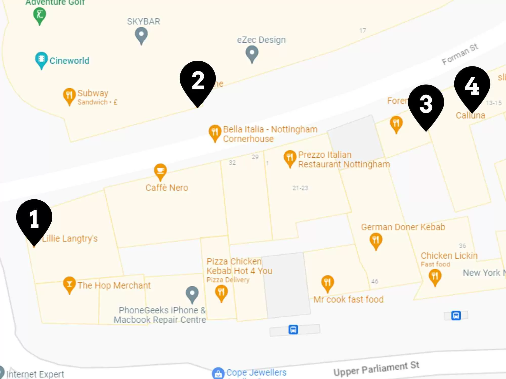 Hen Party Bar Crawl - Forman Street Nottingham