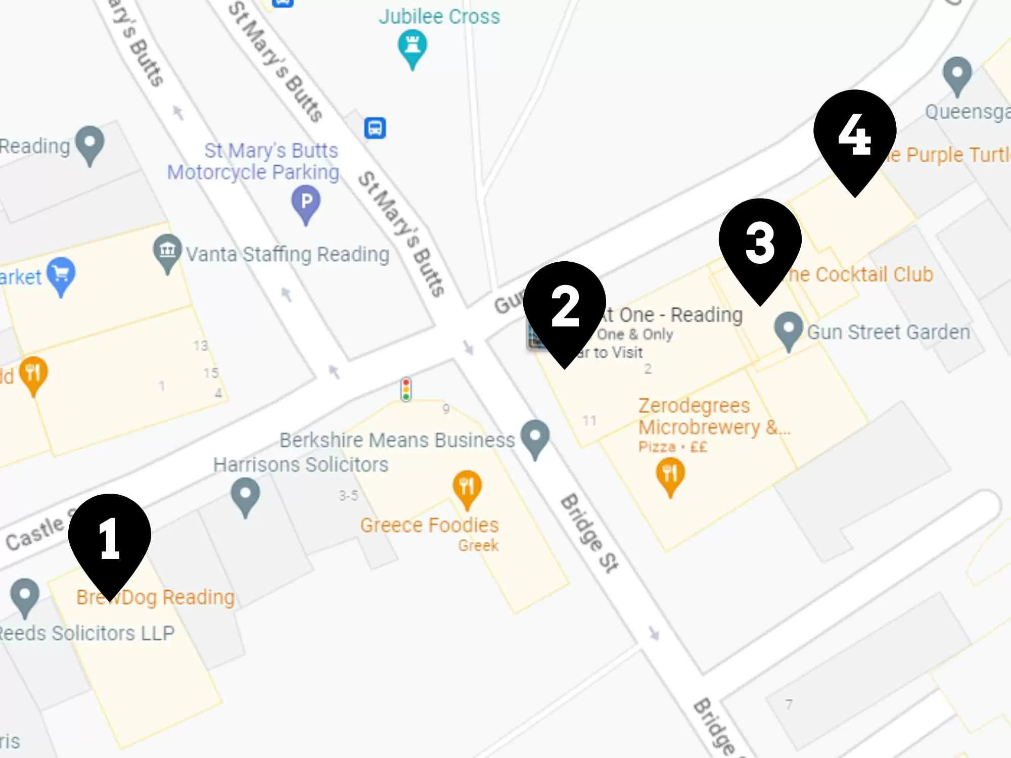 Hen Party Bar Crawl - Gun Street Reading