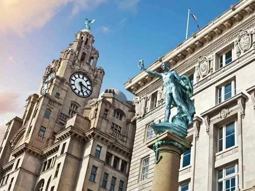 Iconic Liverpool skyline – popular UK hen party destination