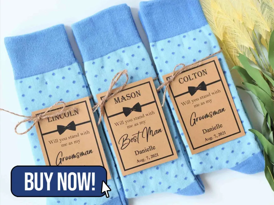Best Man Socks 1833