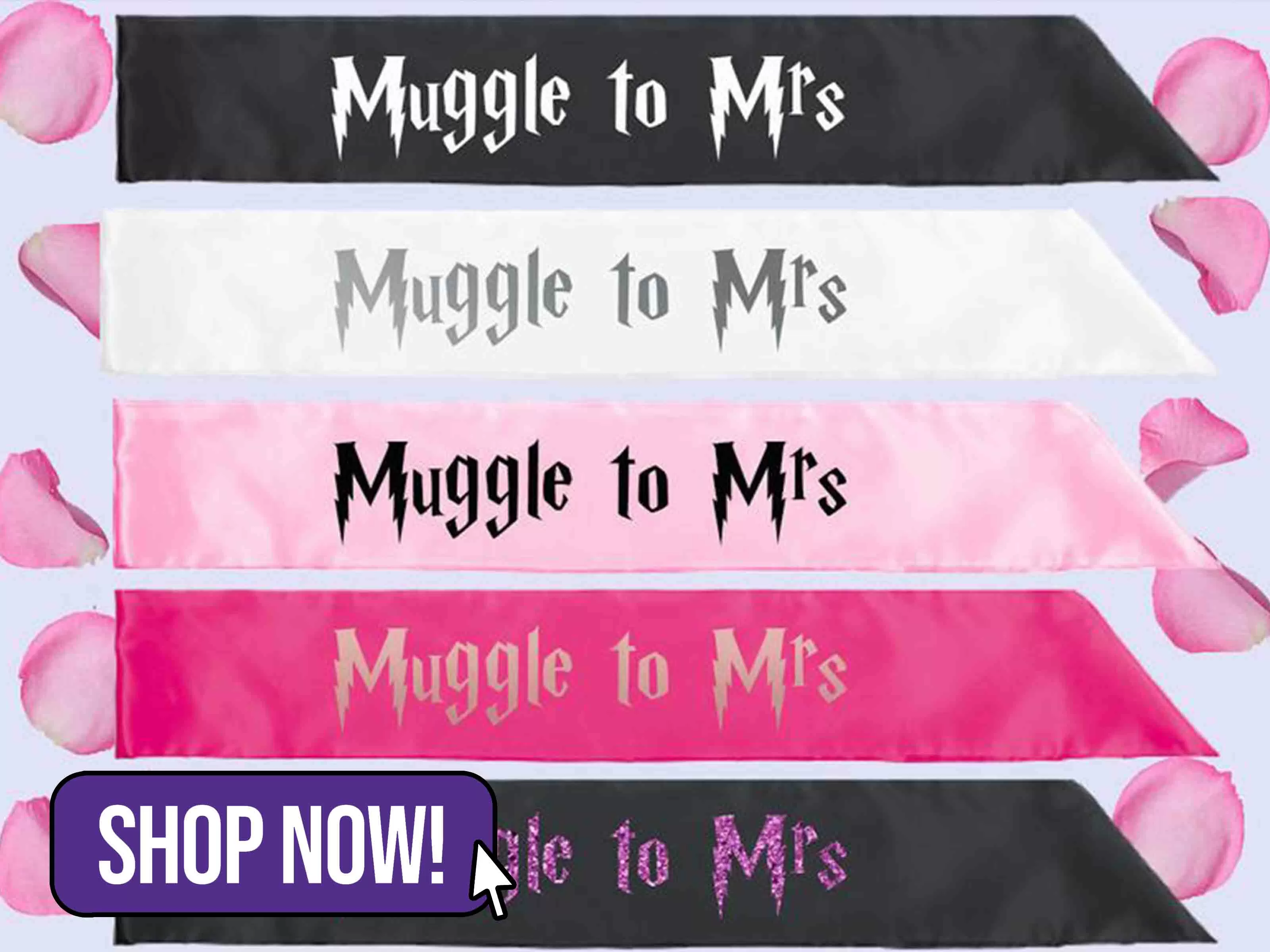 Muggle to Mrs Hen Party Sash