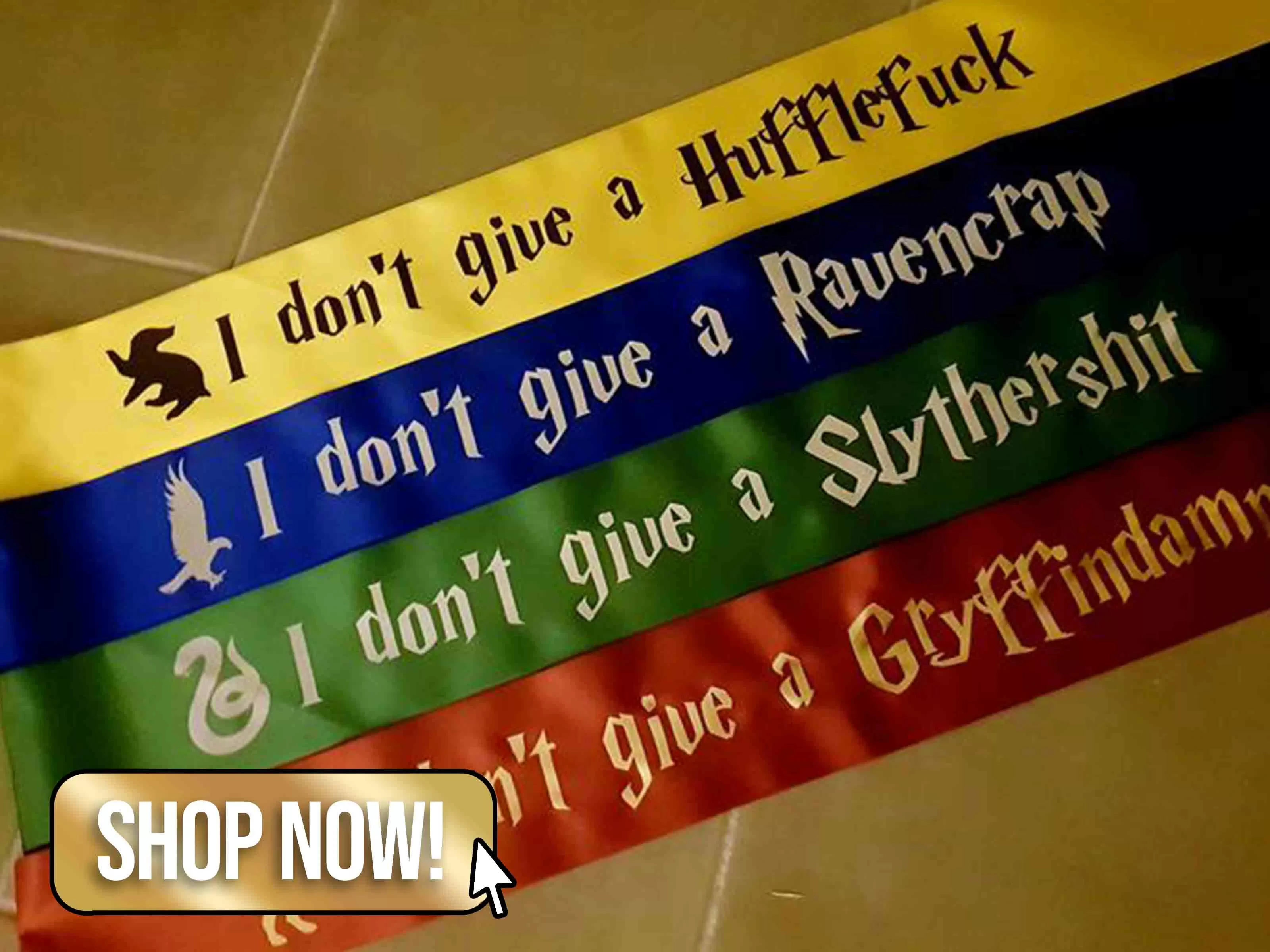 Harry Potter Houses Sash