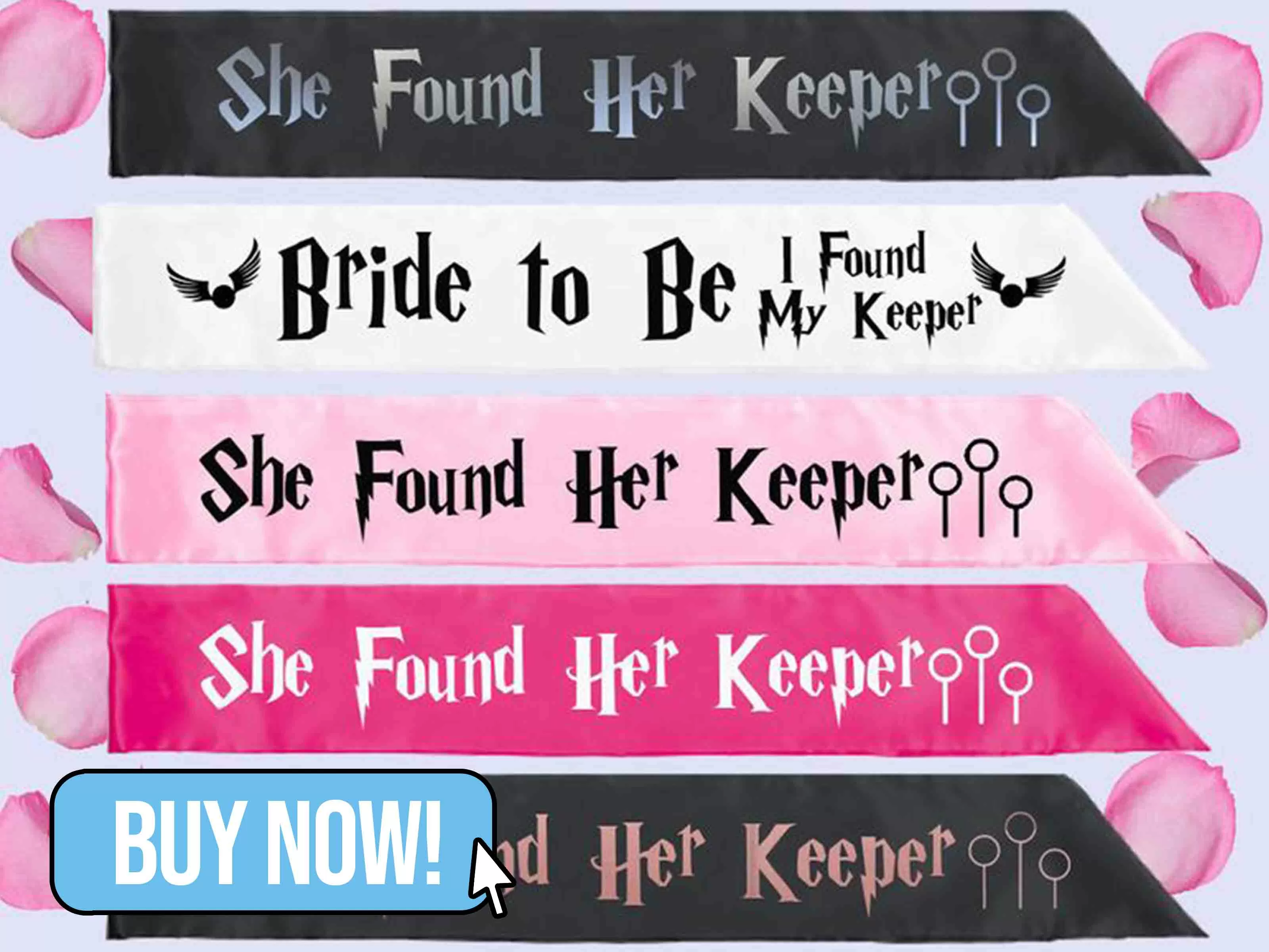 Found Her Keeper Harry Potter Themed Sash