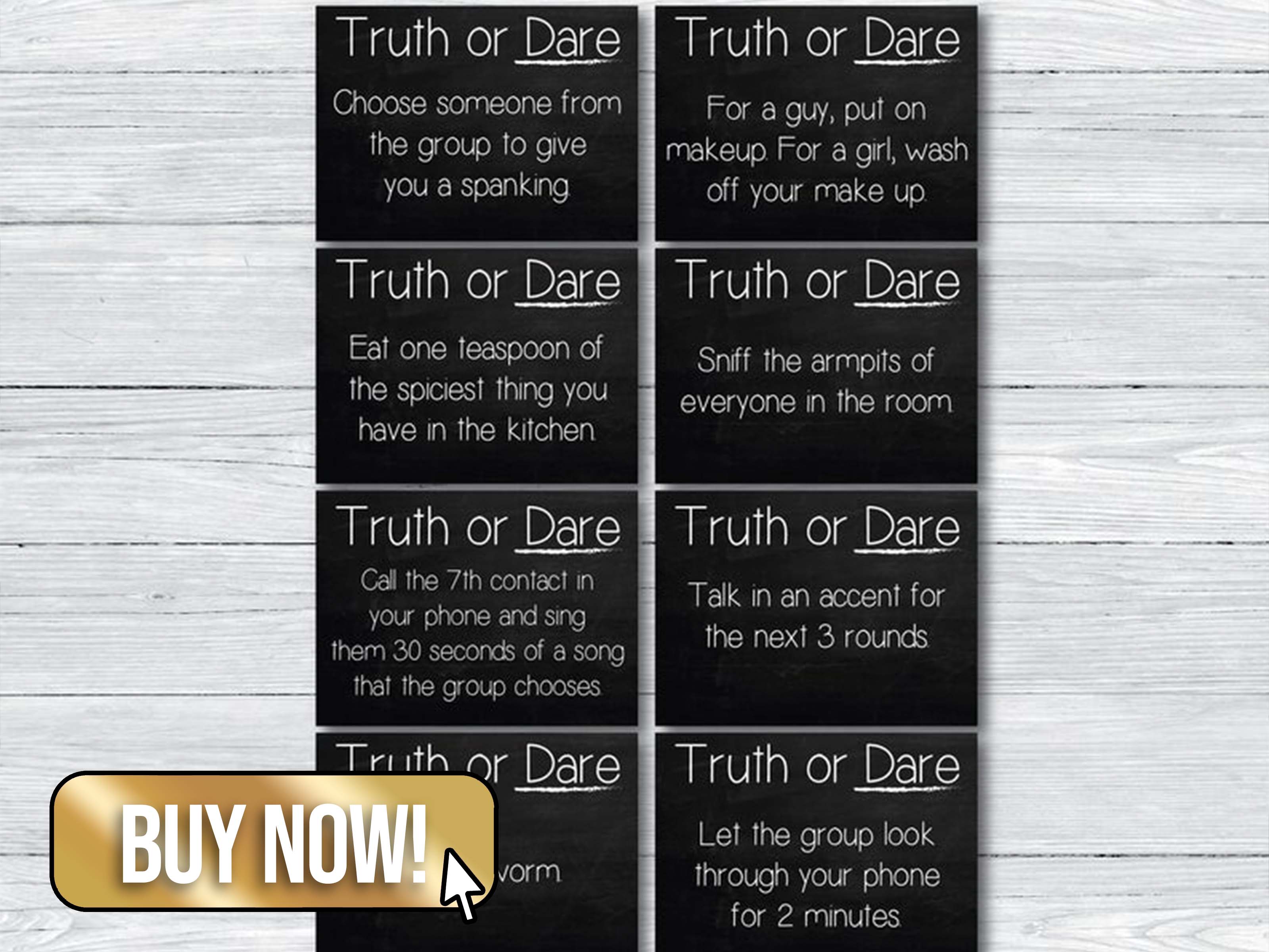 48 Printable Truth or Dare Hen Do Questions