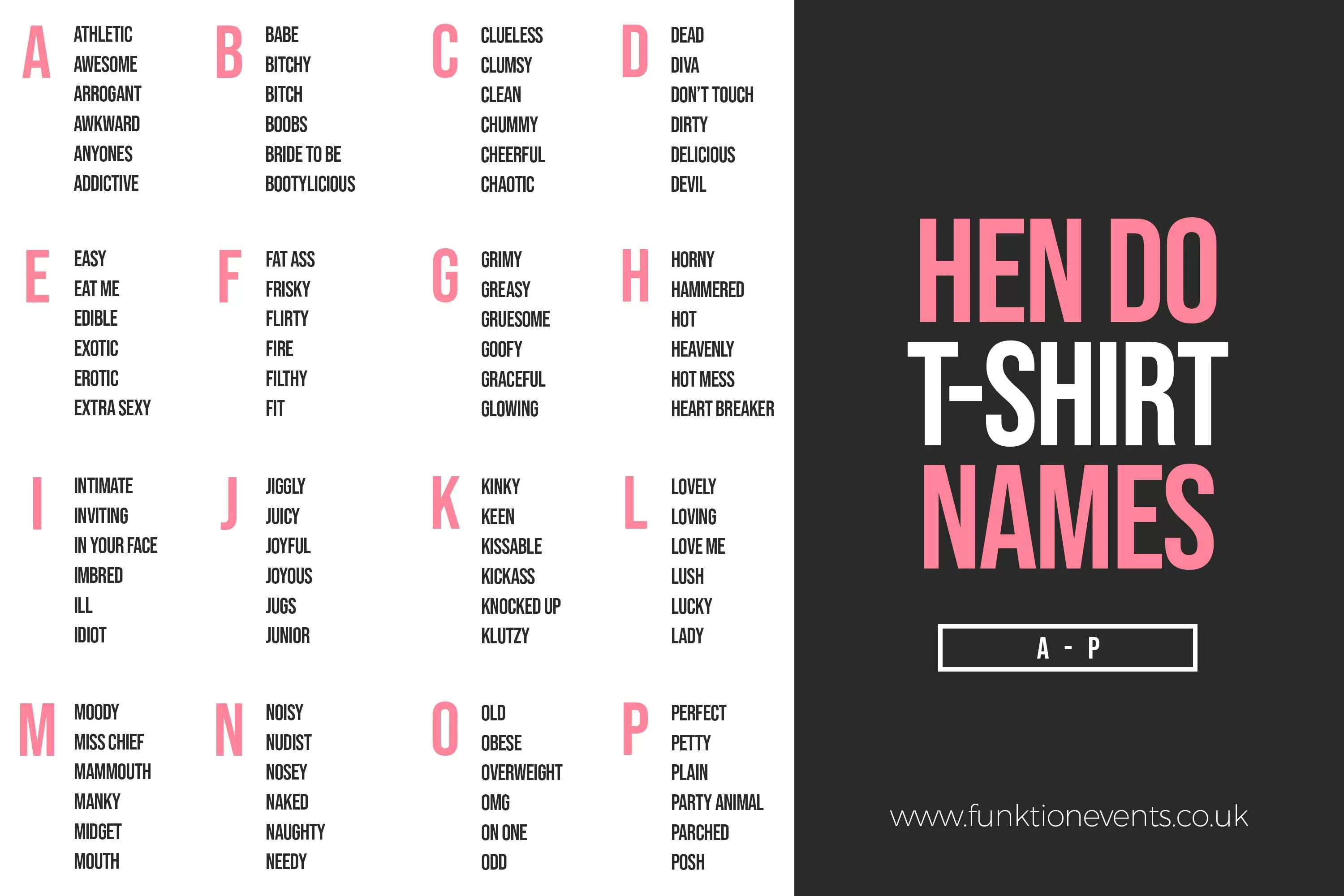 Hen Do T-shirt Names List Ideas (4)