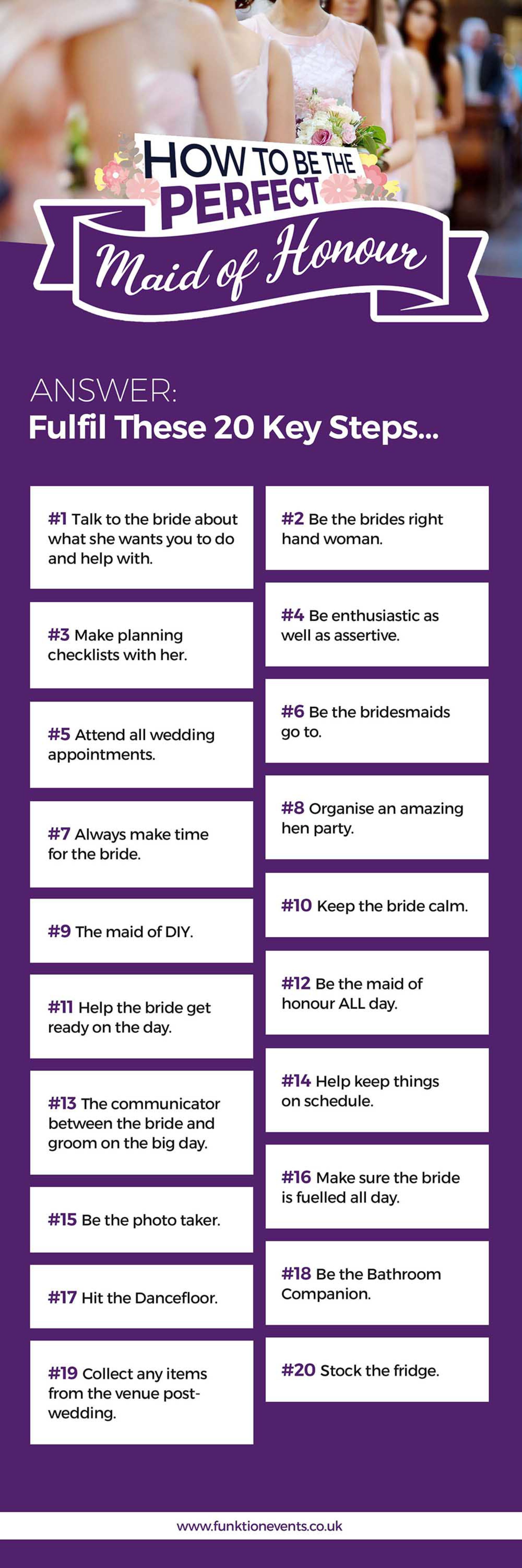 How to be the Perfect Maid of Honour