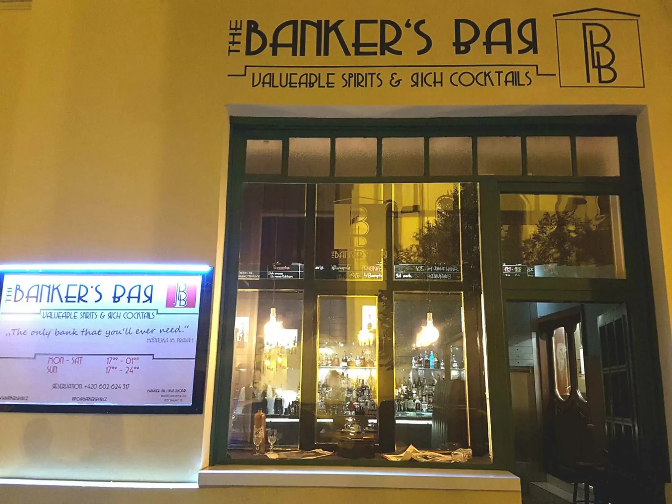 Best Bars in Prague - The Banker's Bar