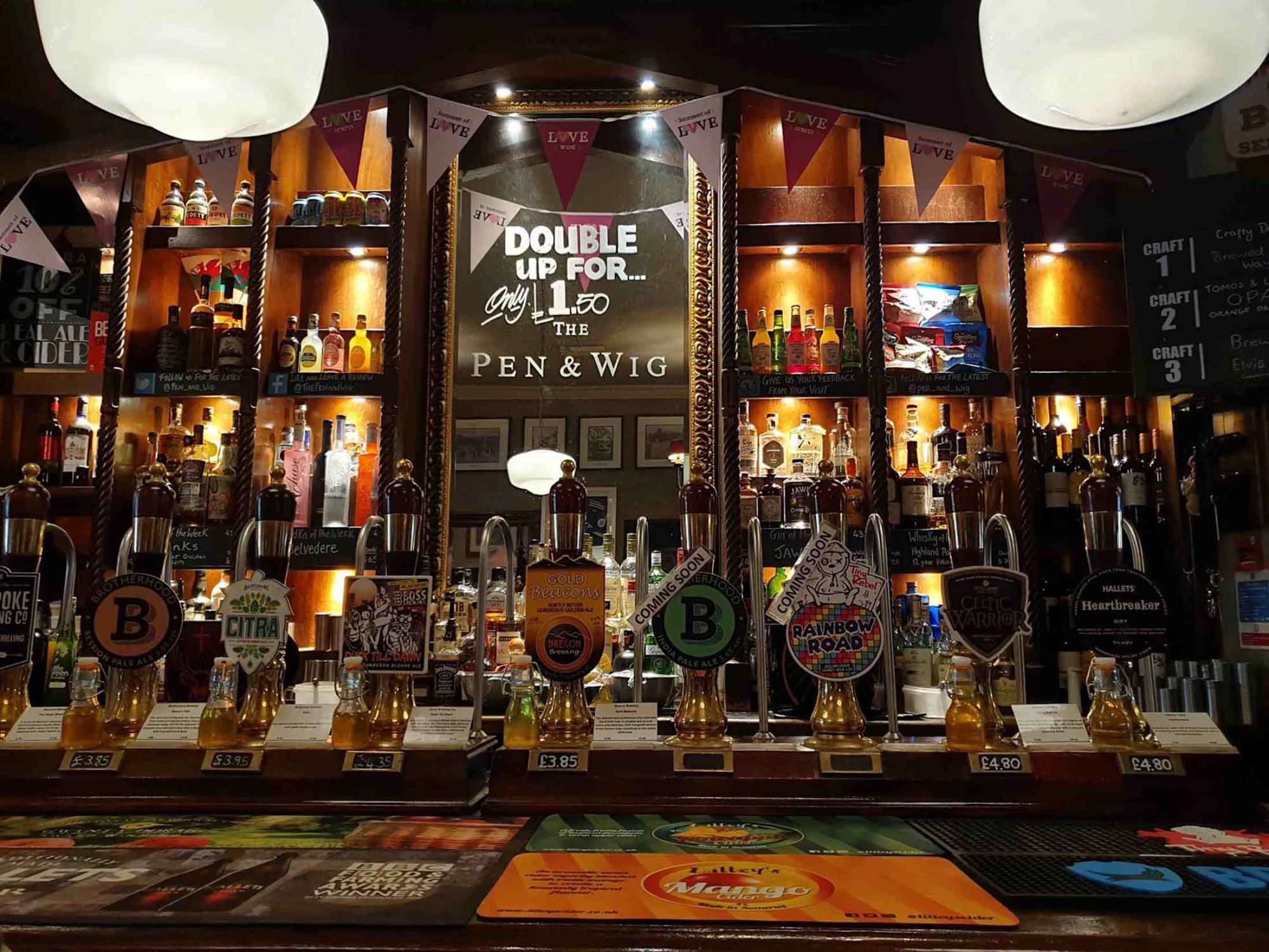 Best Pubs in Cardiff - Pen & Wig