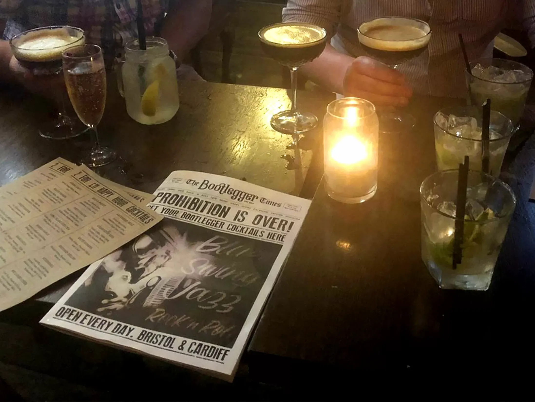 Cocktail Bars in Cardiff - The Bootlegger