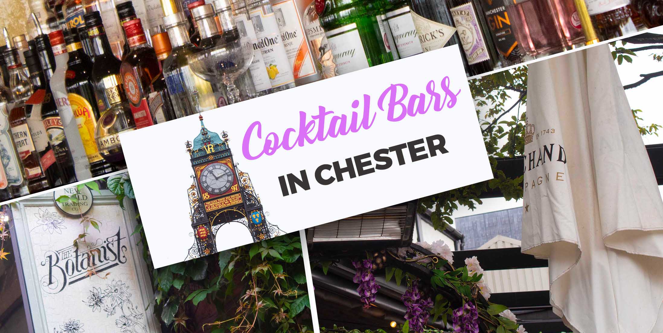 Cocktail Bars in Chester (Banner)