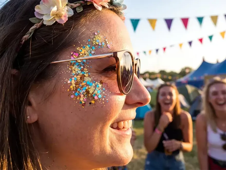 Festival Hen Party Ideas - Glitter