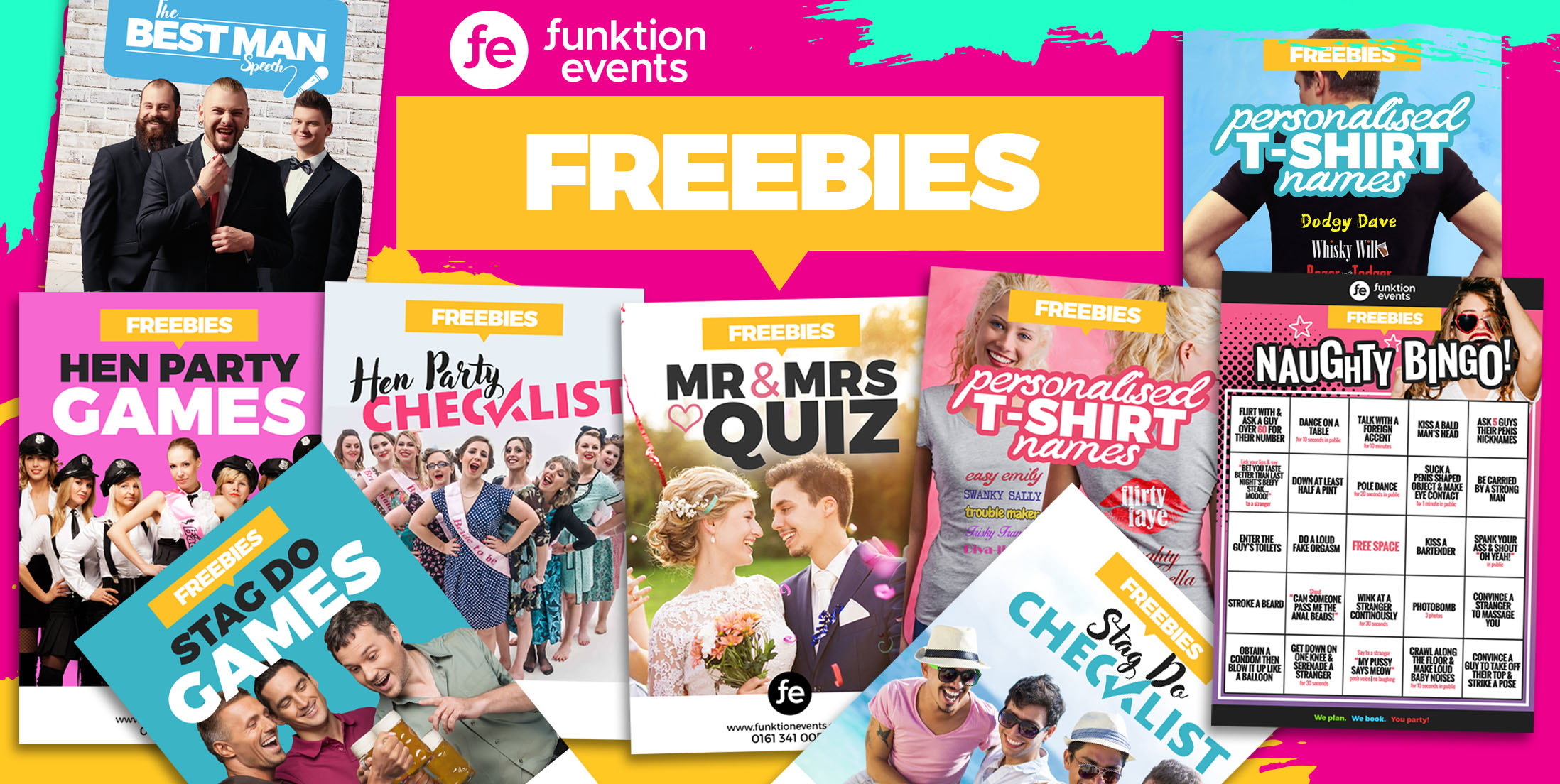 8+ Printable Essential Hen & Stag Do Freebies | Games & Checklists