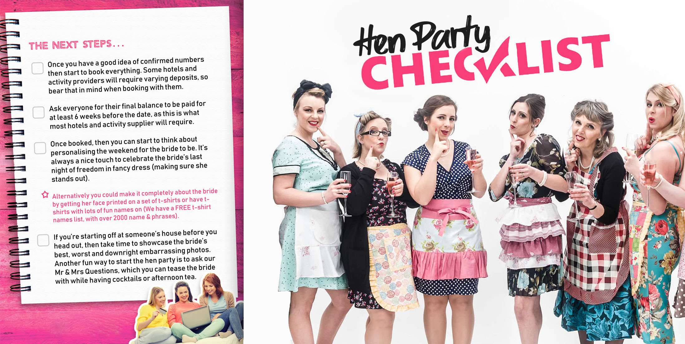 Freebies Page - Hen Party Checklist