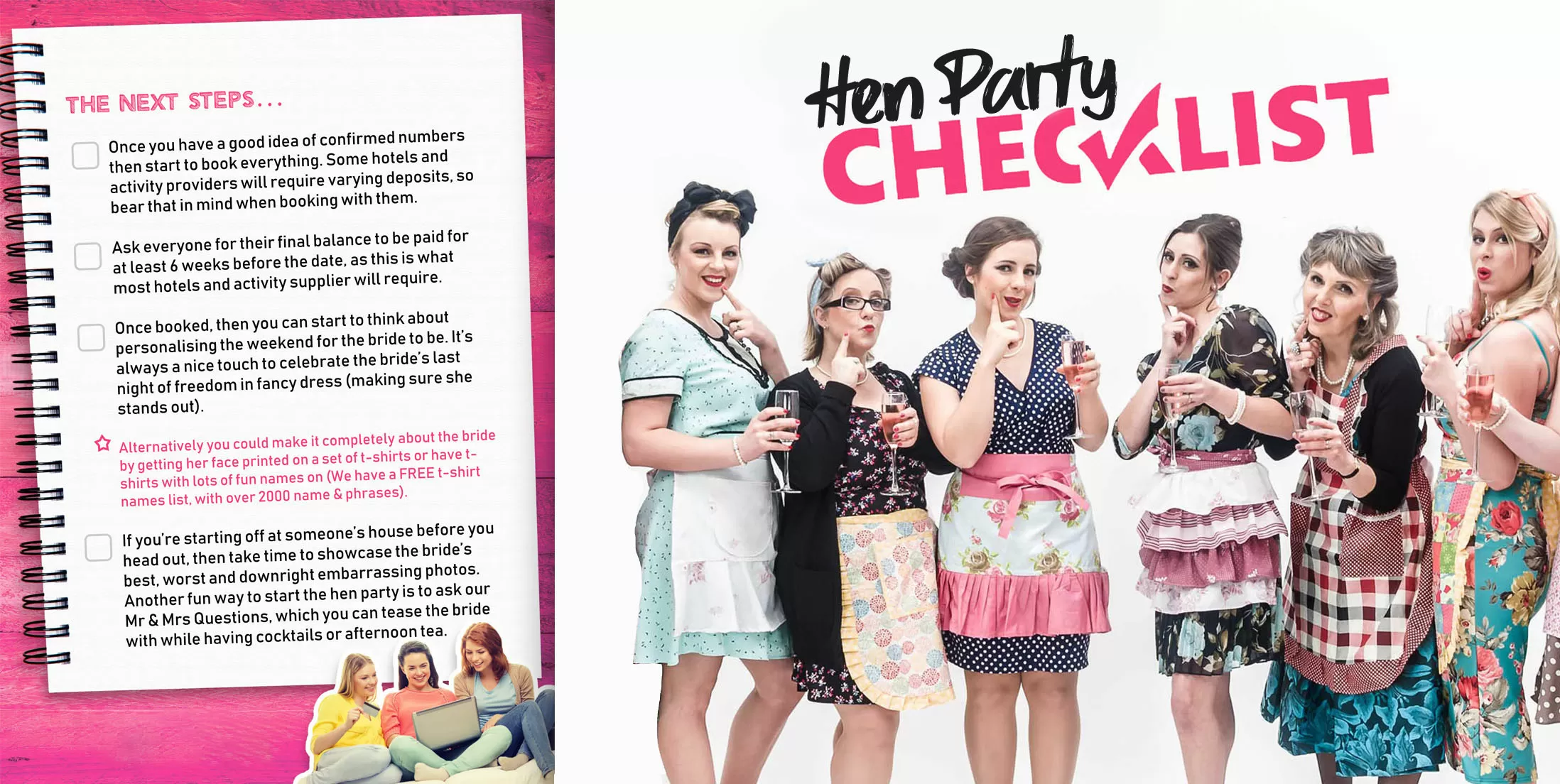 Freebies Page - Hen Party Checklist