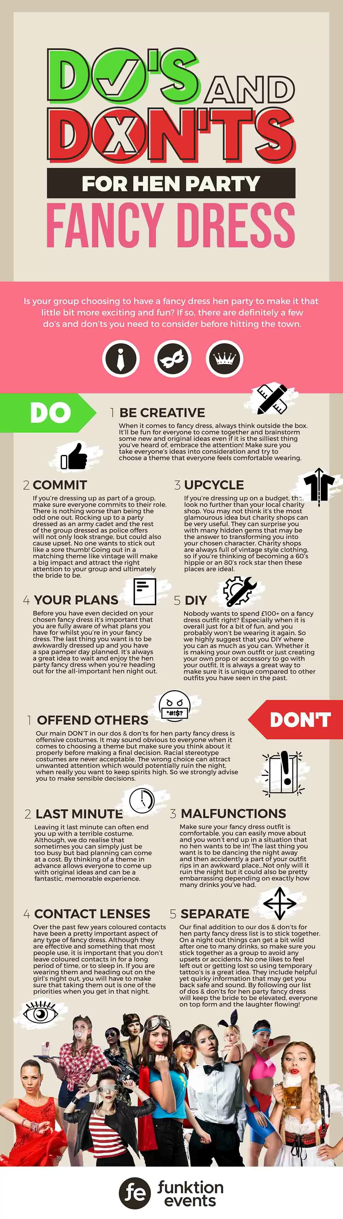 Hen Party Fancy Dress Do's & Don'ts