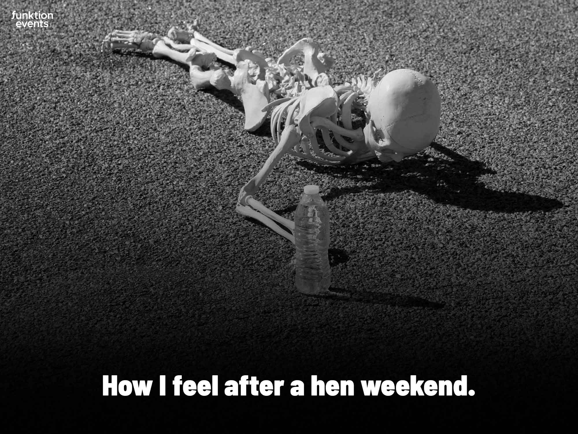 How I feel after a hen weekend - Meme 4