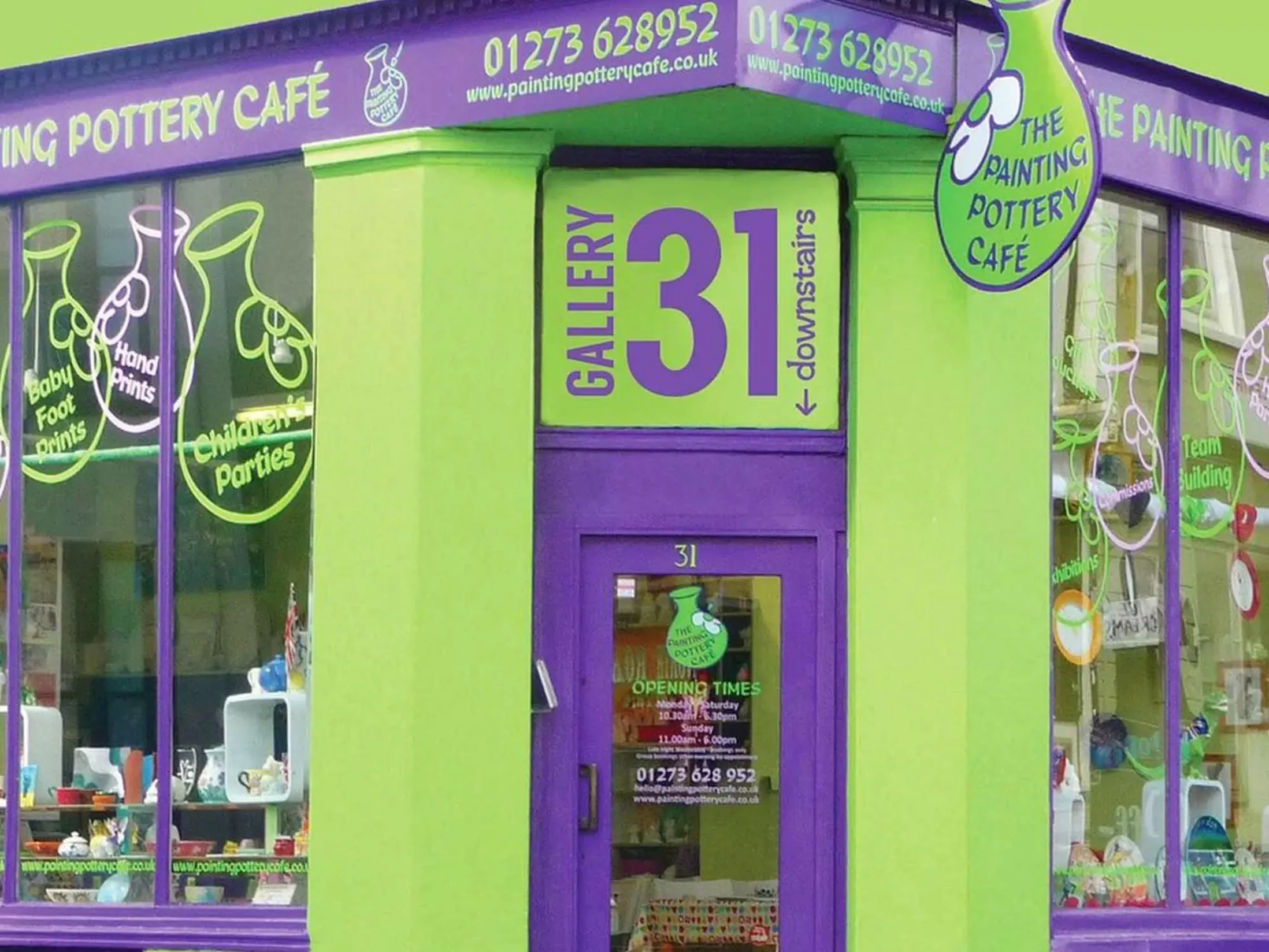 Things To Do in Brighton - The Painting Pottery Café