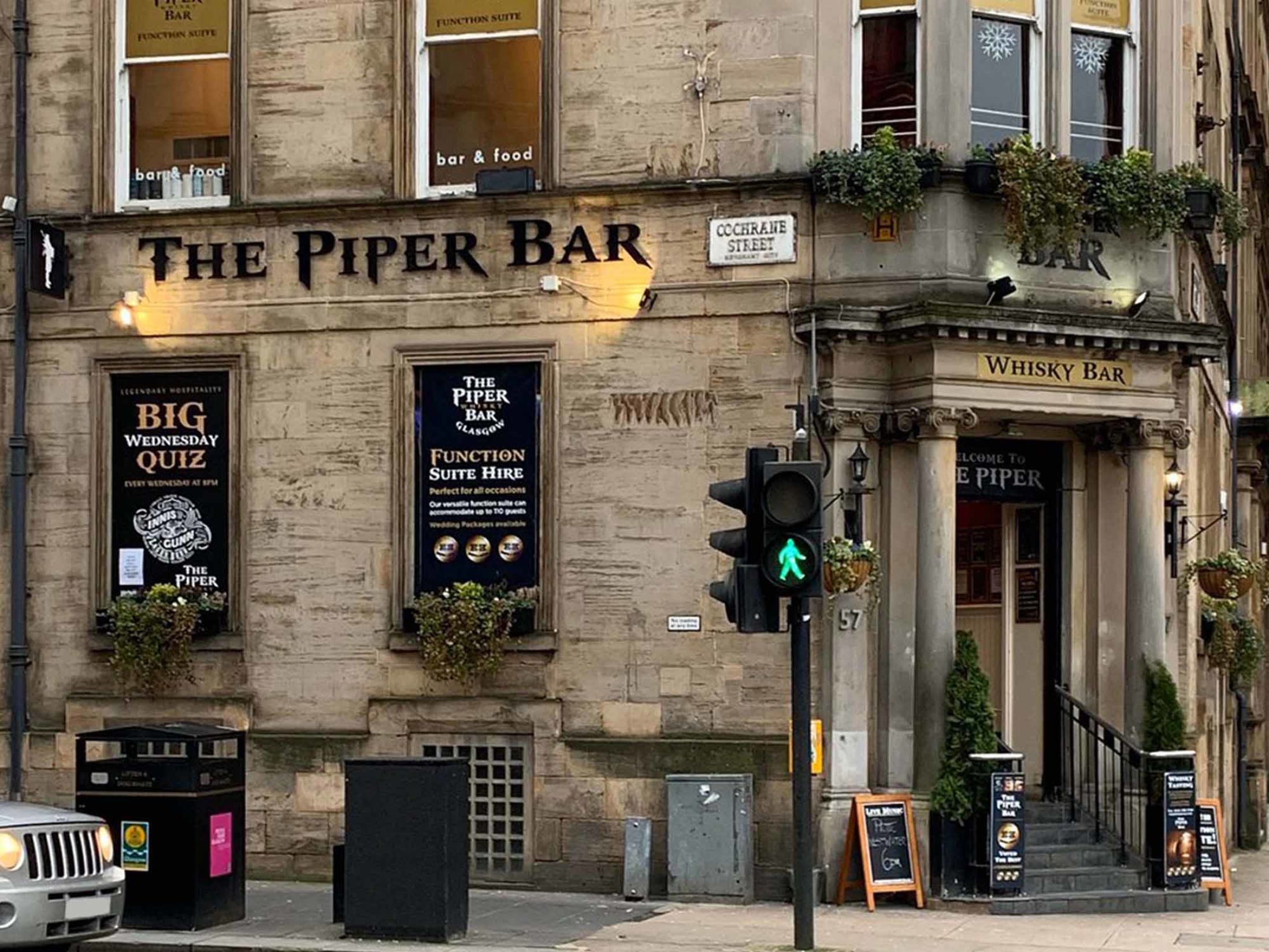 Best Pubs in Glasgow - The Piper Whisky Bar