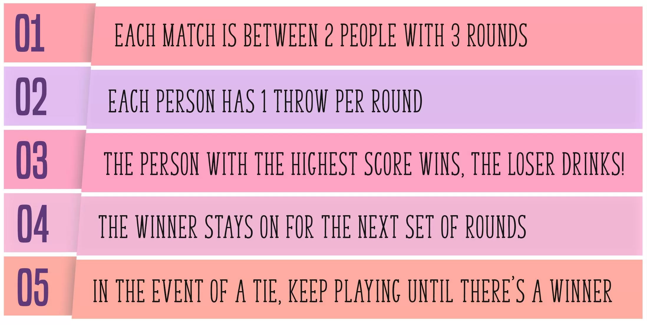 The Bra Pong Game Rules