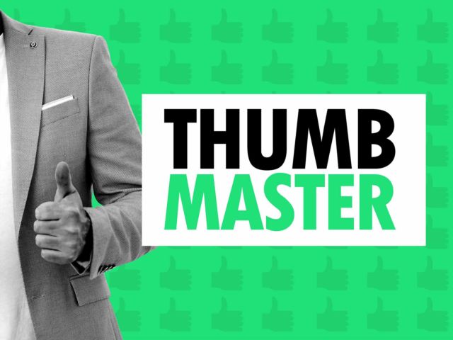 Thumb Master Drinking Game