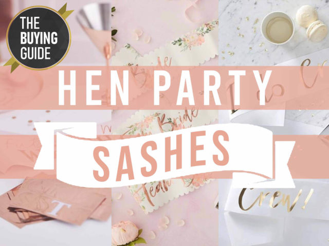 Hen Party Sashes - The Buying Guide