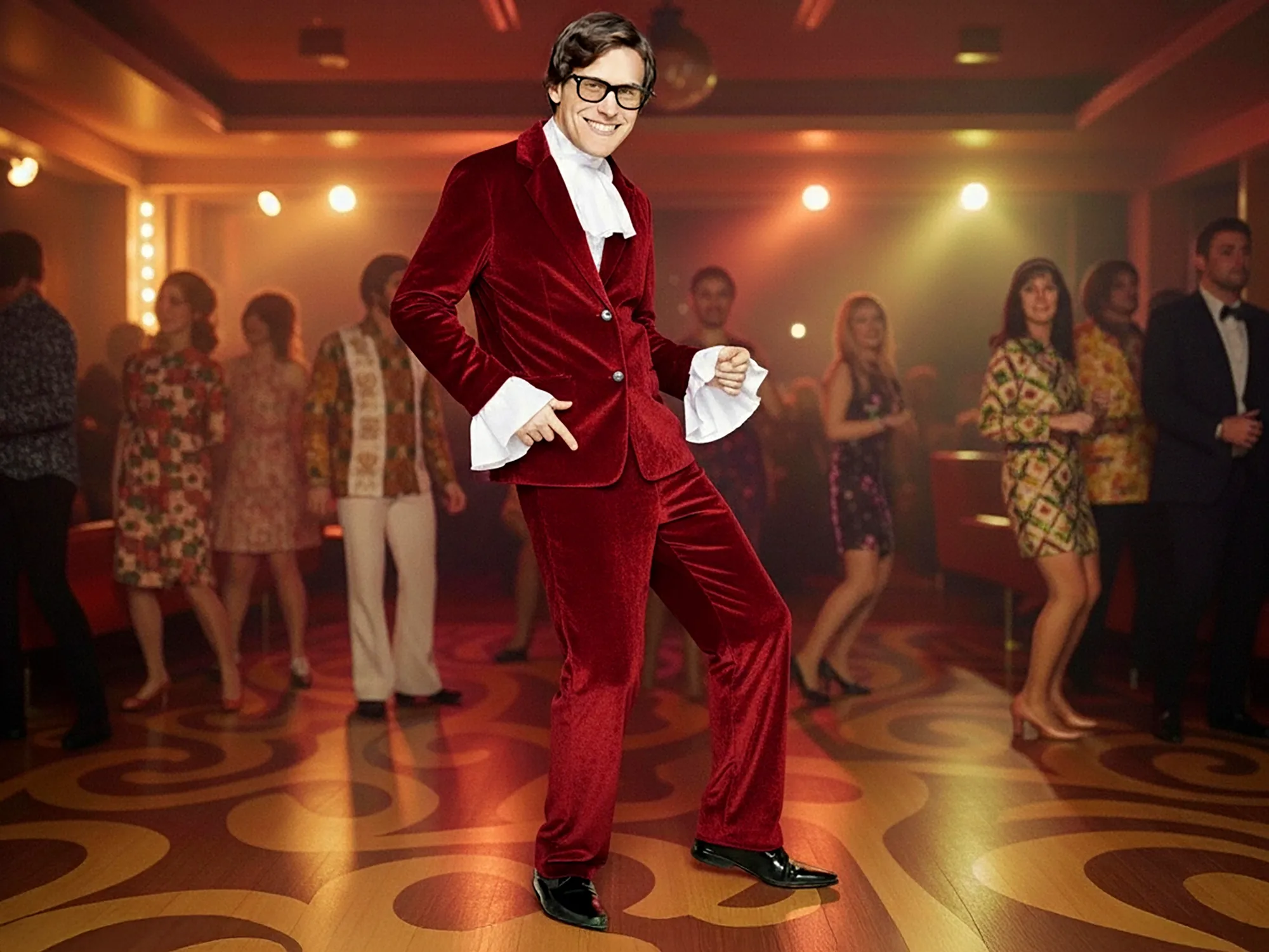 Groovy Dancer Austin Powers Costume - Amazon