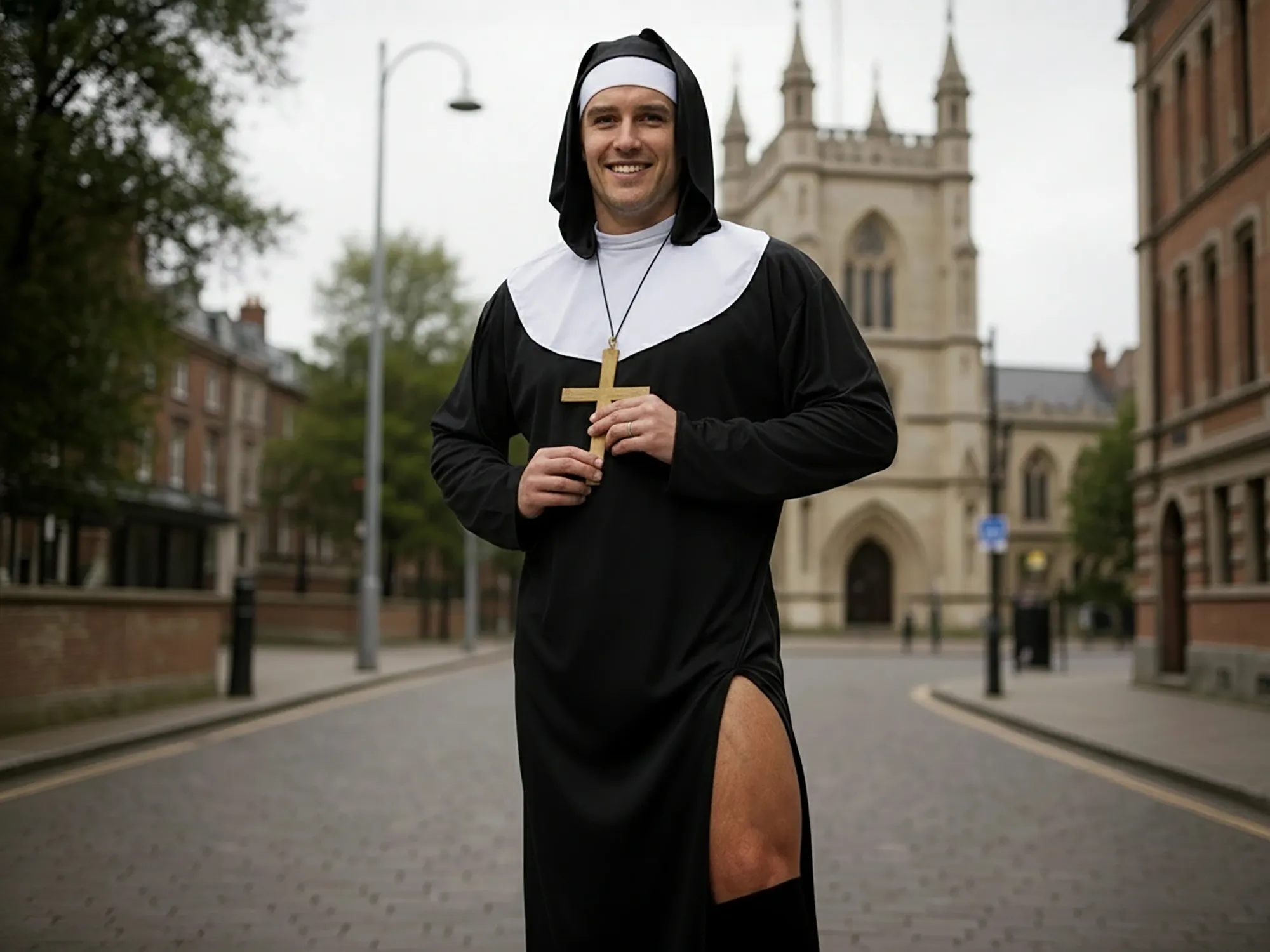 Nun Fancy Dress Costume - Amazon