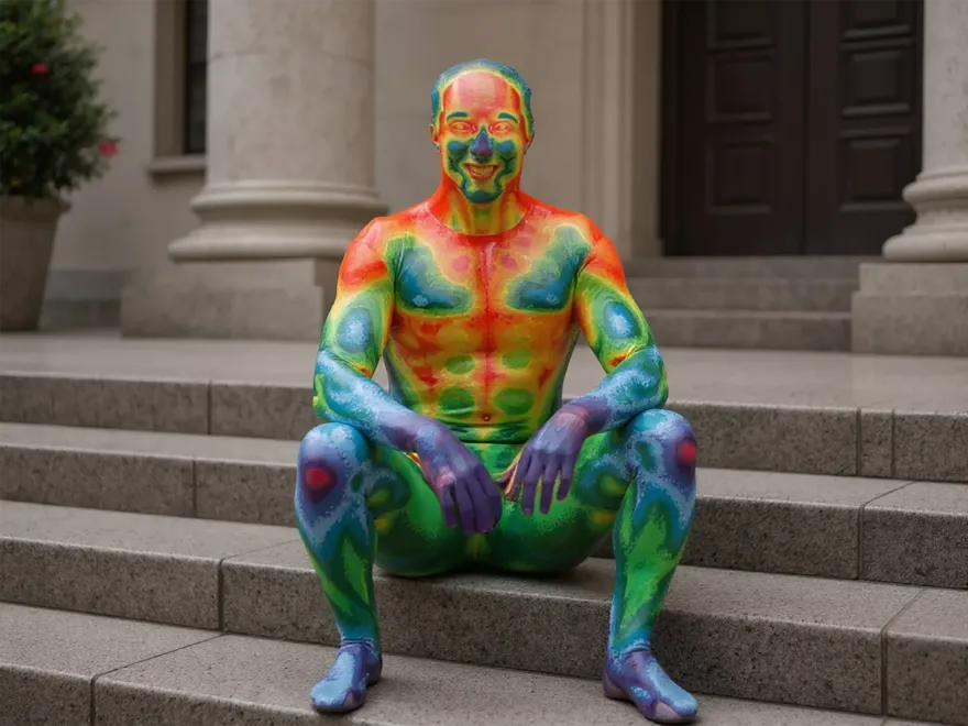 Multicoloured Infrared Full Body Suit - Amazon