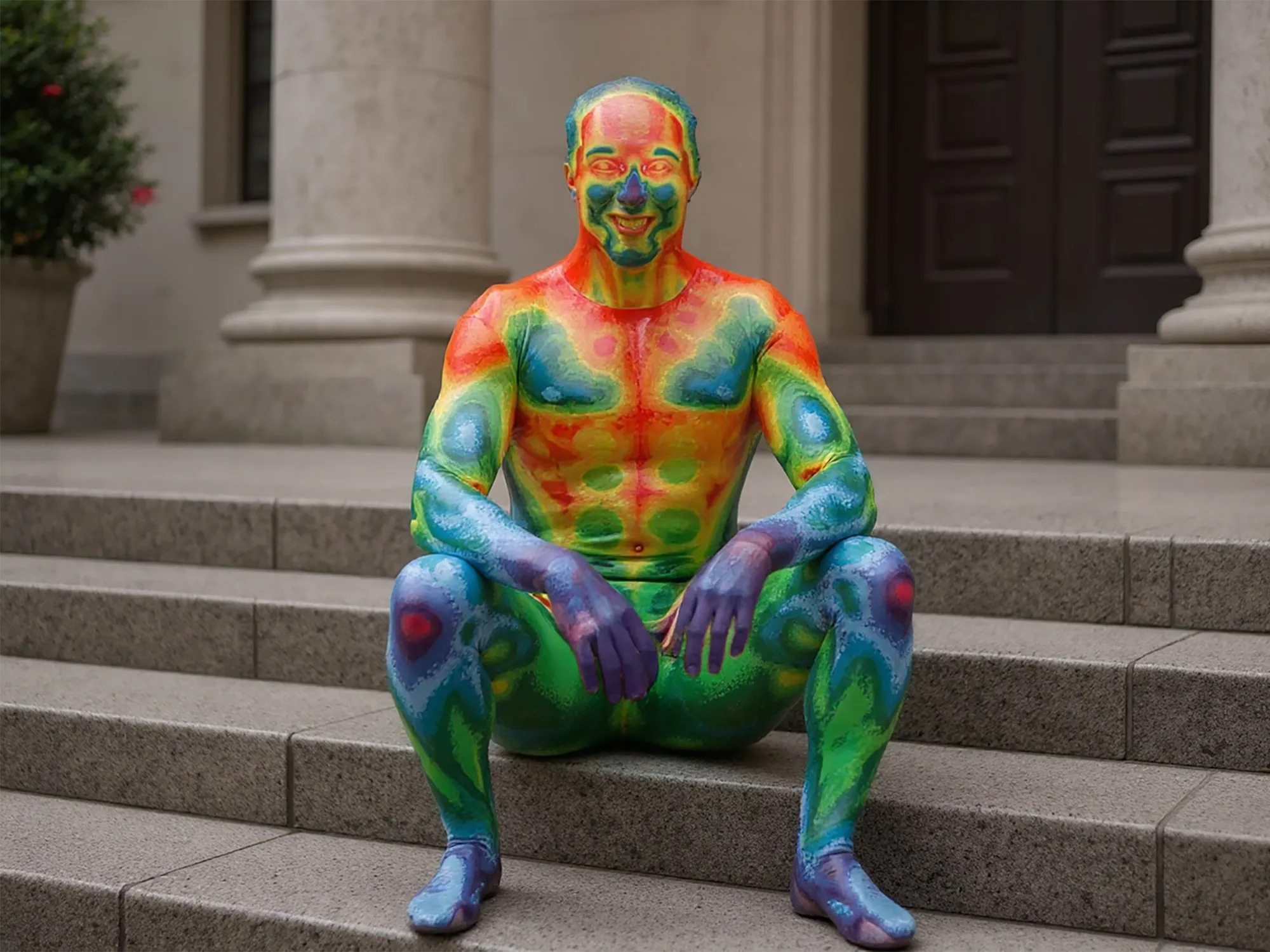 Multicoloured Infrared Full Body Suit - Amazon