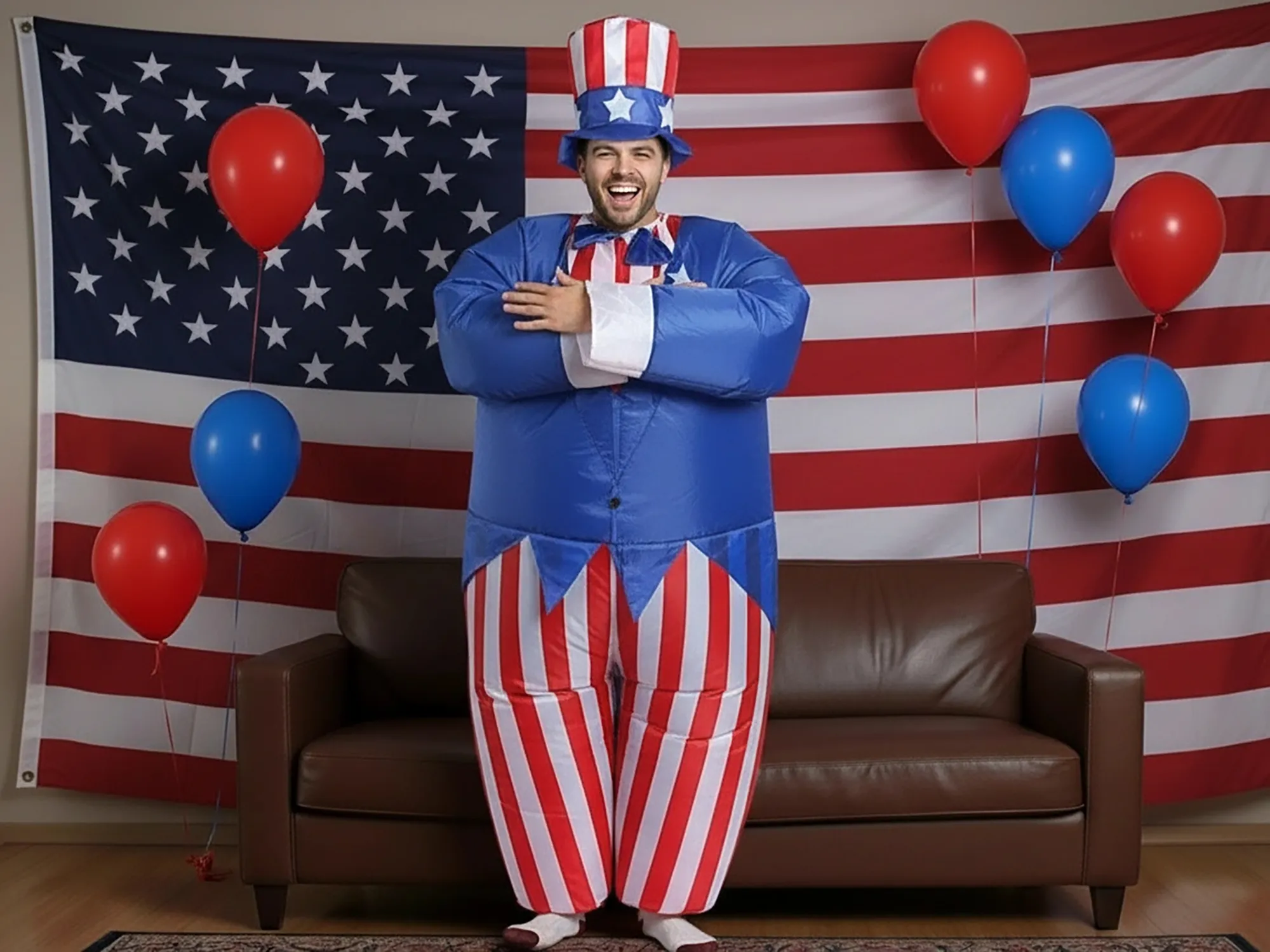 Inflatable Uncle Sam Costume - Amazon
