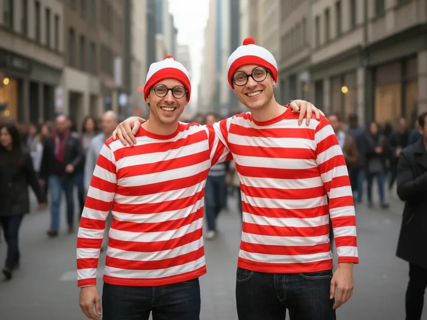 Where's Wally Fancy Dress Costume - Amazon