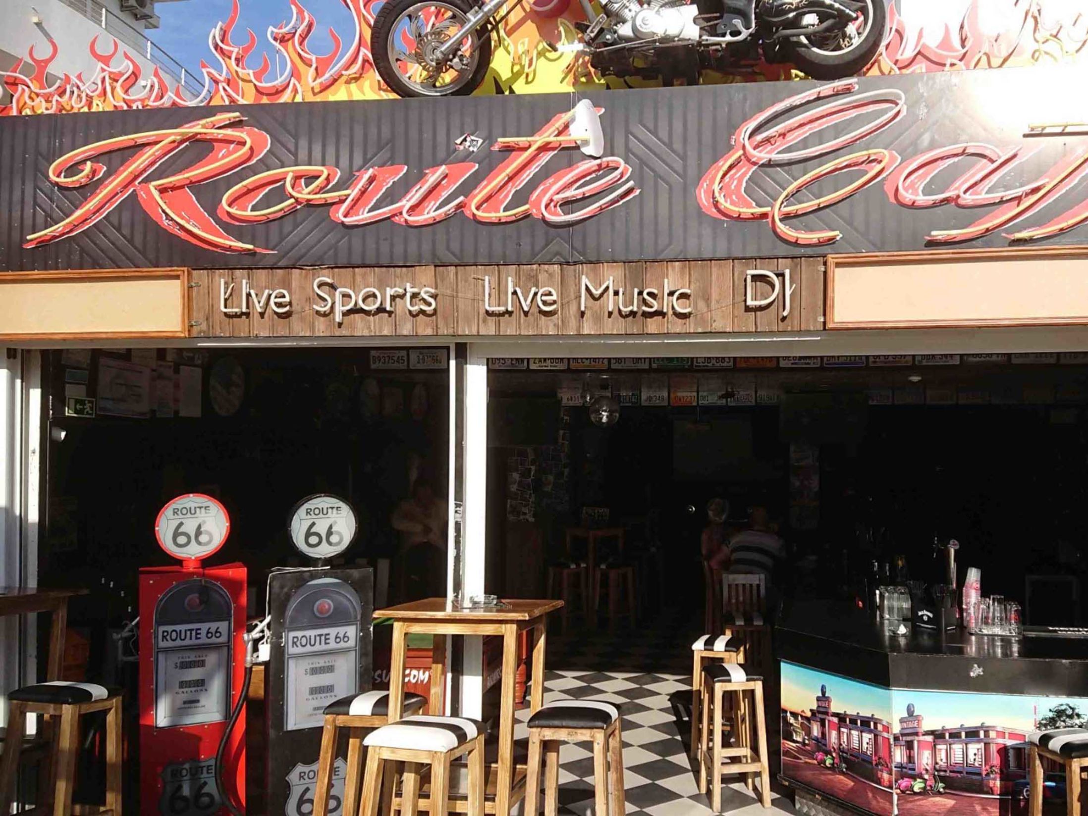 Route Caffe 66 - Best Bars in Albufeira
