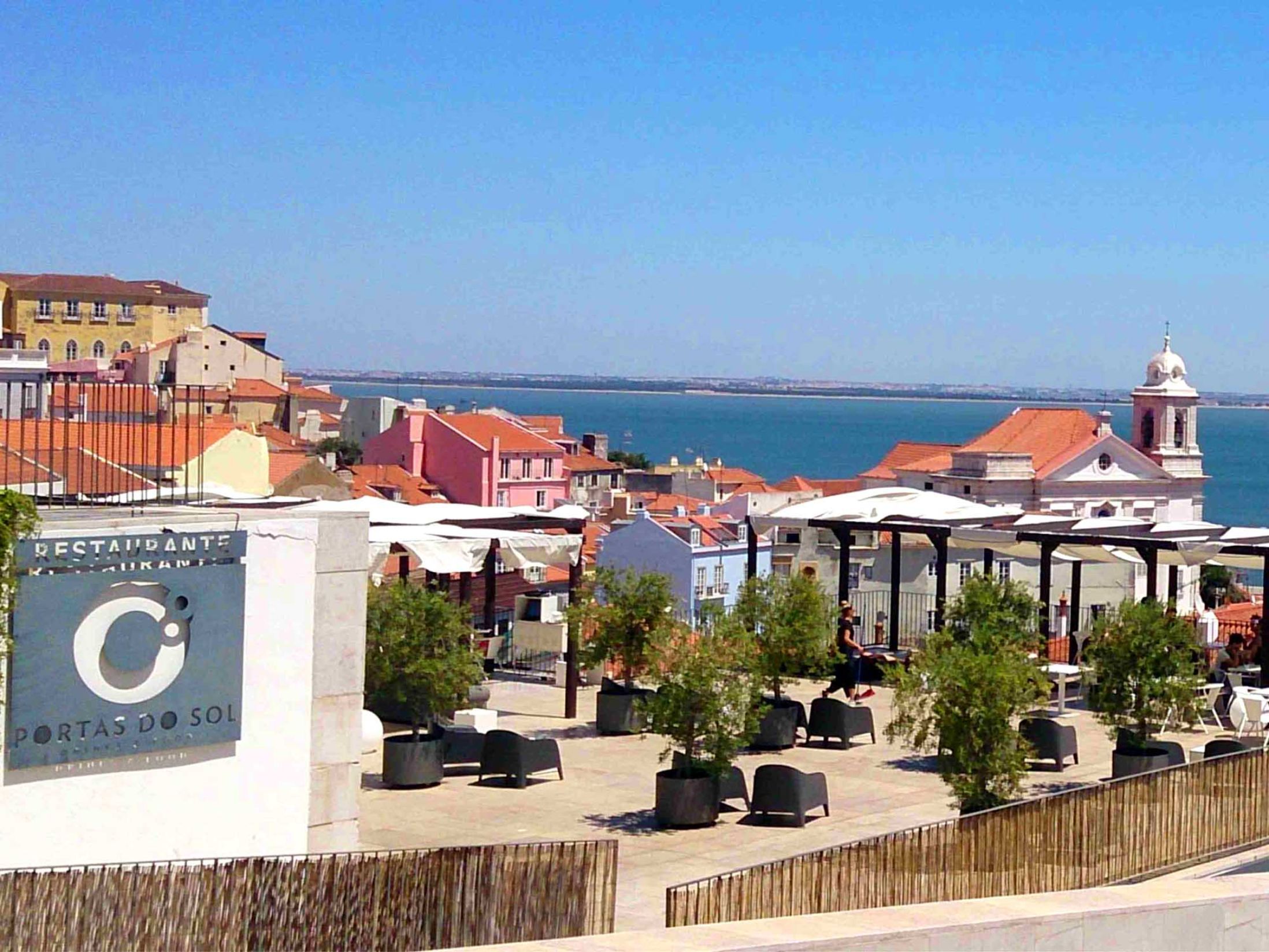 Portas do Sol Terrace - Best Bars in Lisbon